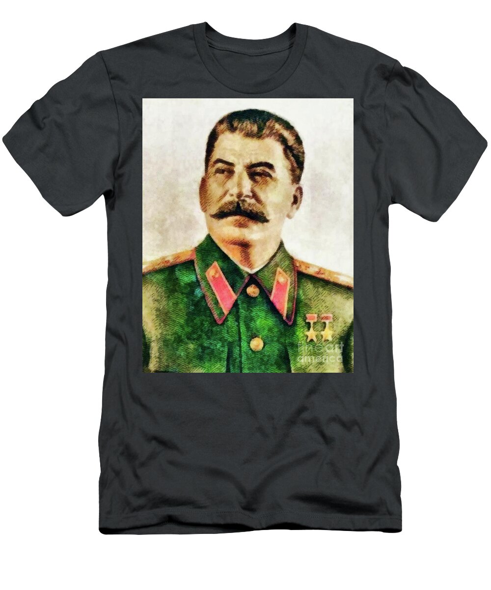 lys pære vægt hensigt Leaders of WWII - Joseph Stalin T-Shirt by Esoterica Art Agency - Pixels
