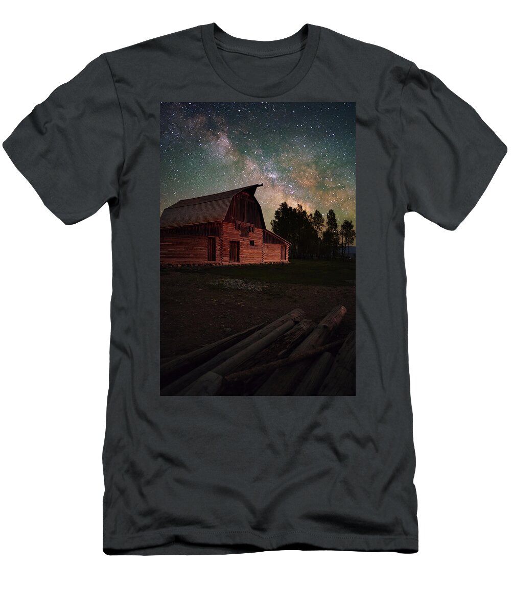 All Rights Reserved T-Shirt featuring the photograph Leftover Logs by Mike Berenson