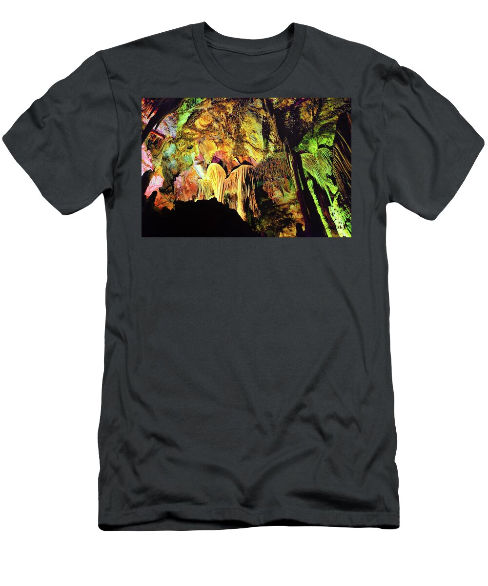 Lehman Caves T-Shirt featuring the photograph Lehman Caves Grand Palace by Greg Norrell