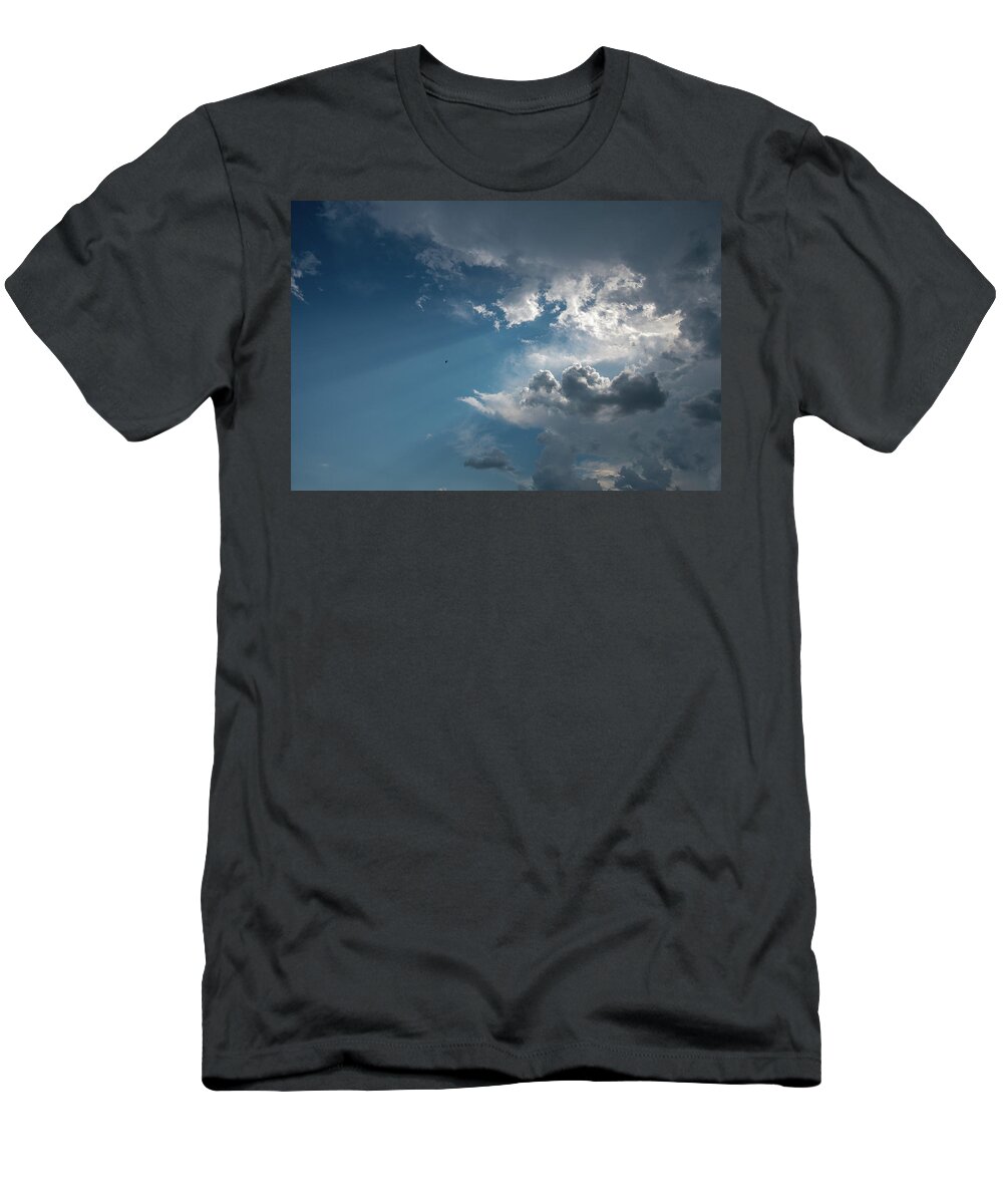 Sky T-Shirt featuring the photograph Let There Be LIght by G Lamar Yancy