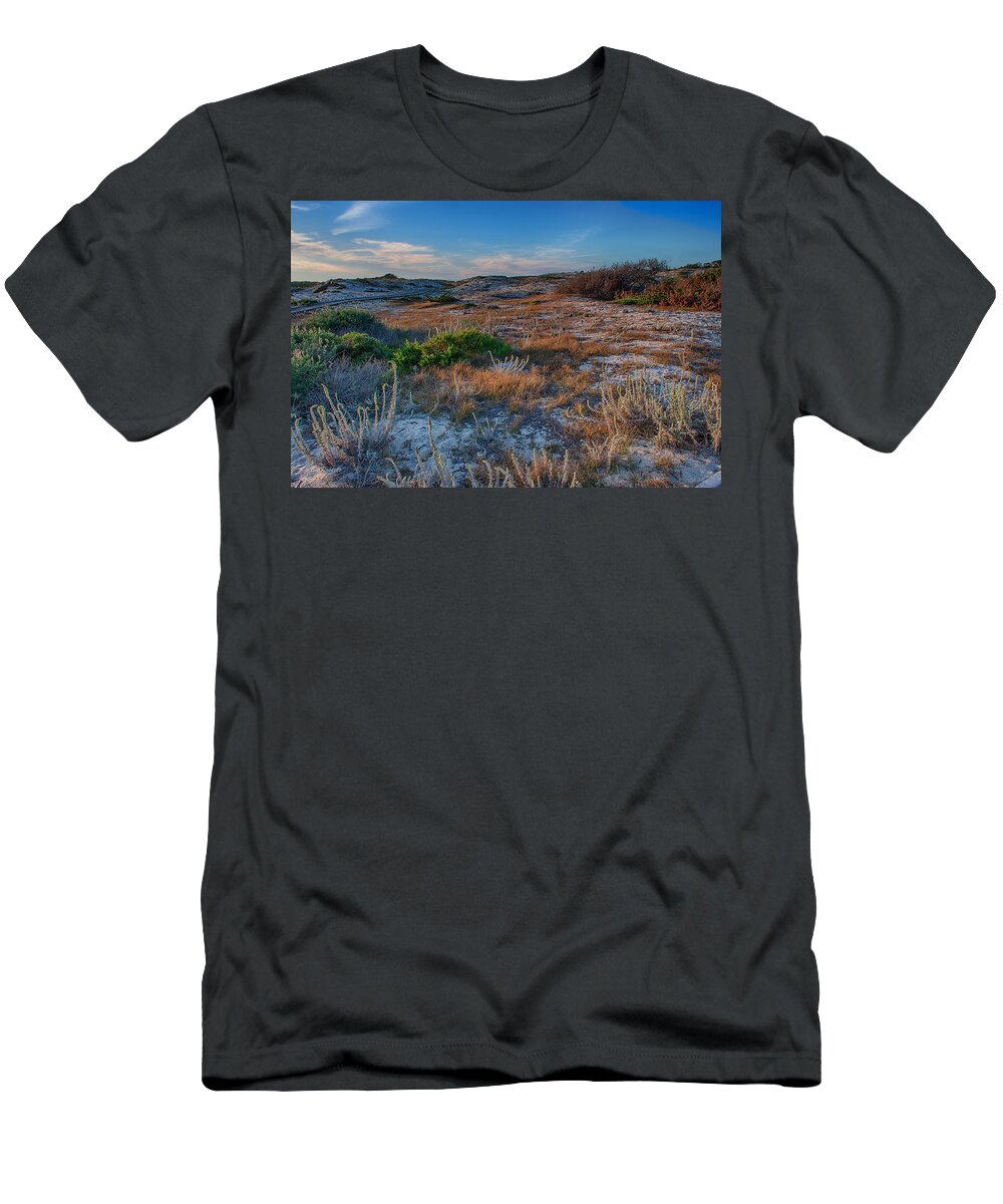 Asilomar T-Shirt featuring the photograph Light On The Dunes by Bill Roberts