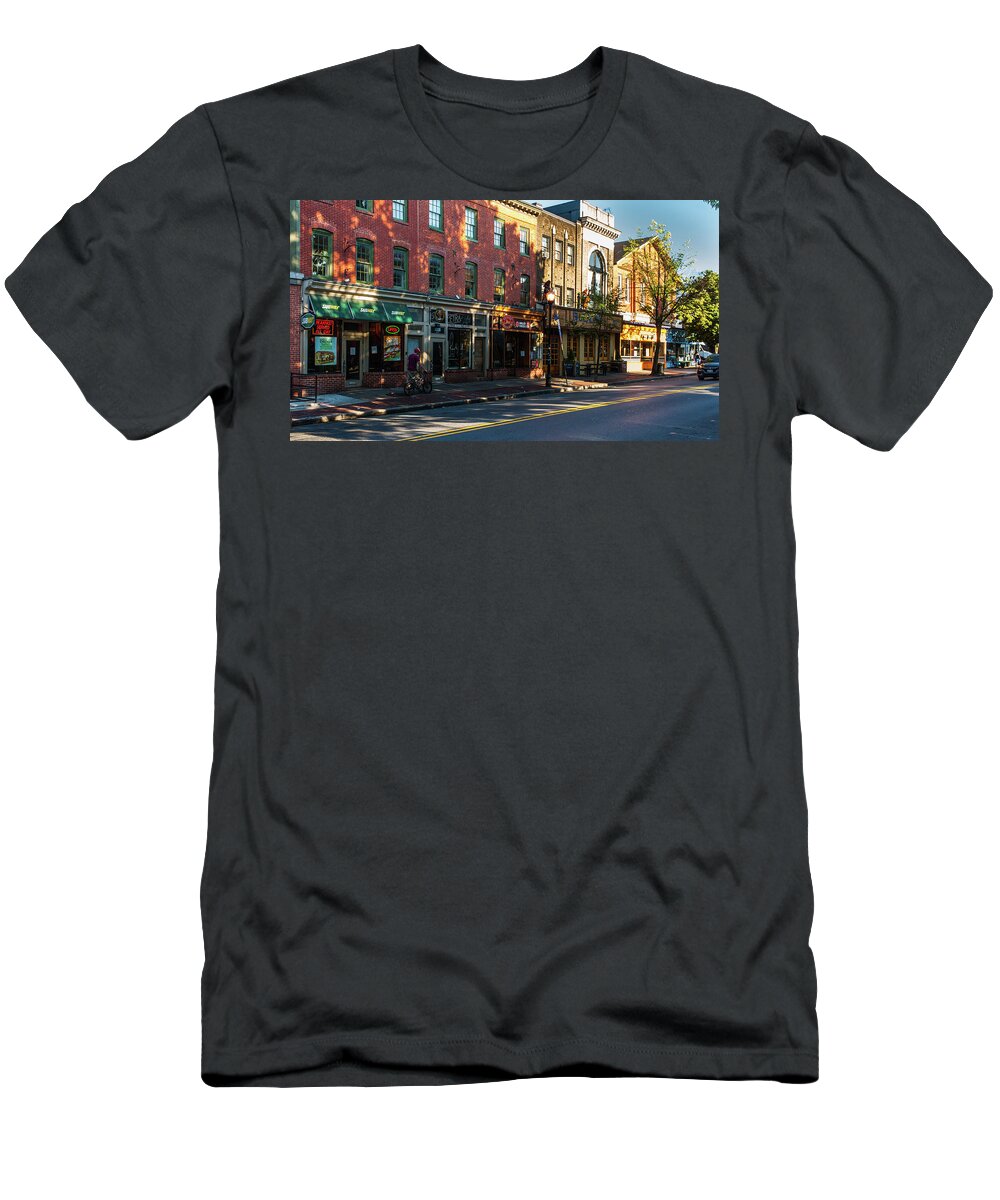 Baltimore T-Shirt featuring the photograph Light Street by Jim Archer