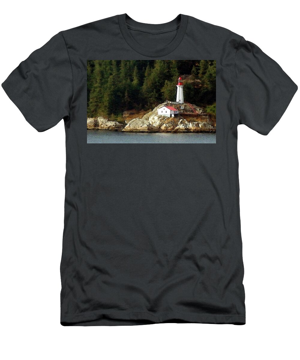 Lighthouse T-Shirt featuring the photograph Lighthouse Dream by Ted Keller