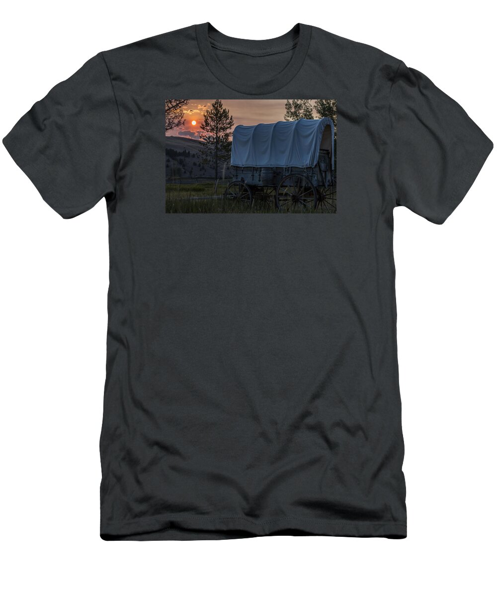 Sun T-Shirt featuring the photograph Lighting the West by Tyler Mcbride
