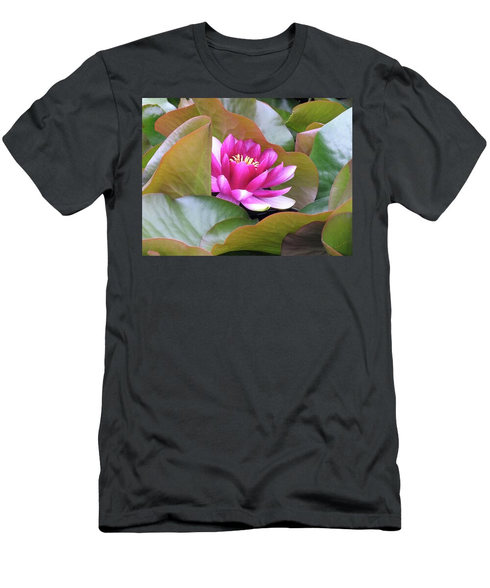 Pond Lilly T-Shirt featuring the photograph Lilly in Bloom by Wendy McKennon