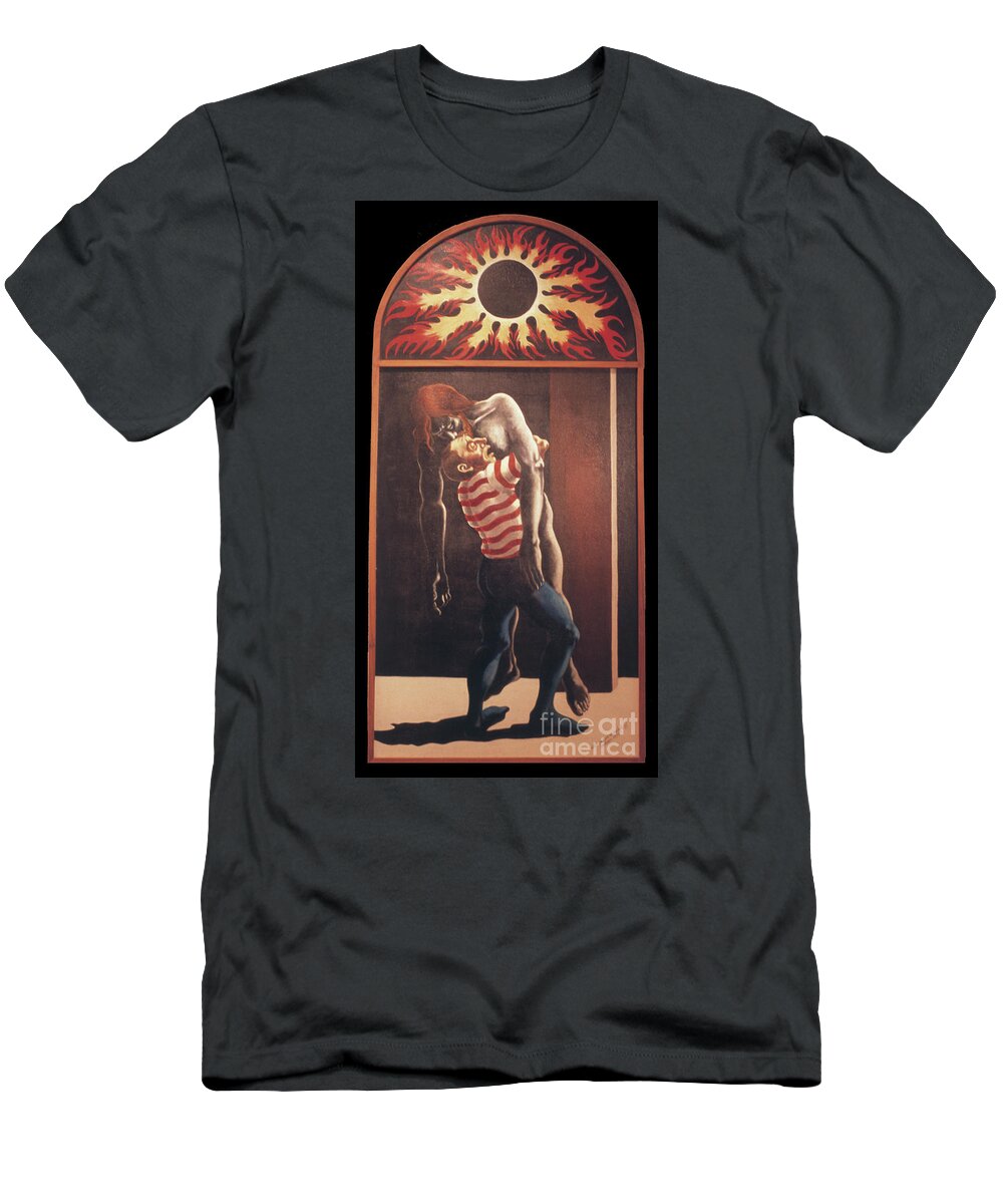 William Mcnichols Art T-Shirt featuring the painting Llego' Con Tres Heridas by William Hart McNichols