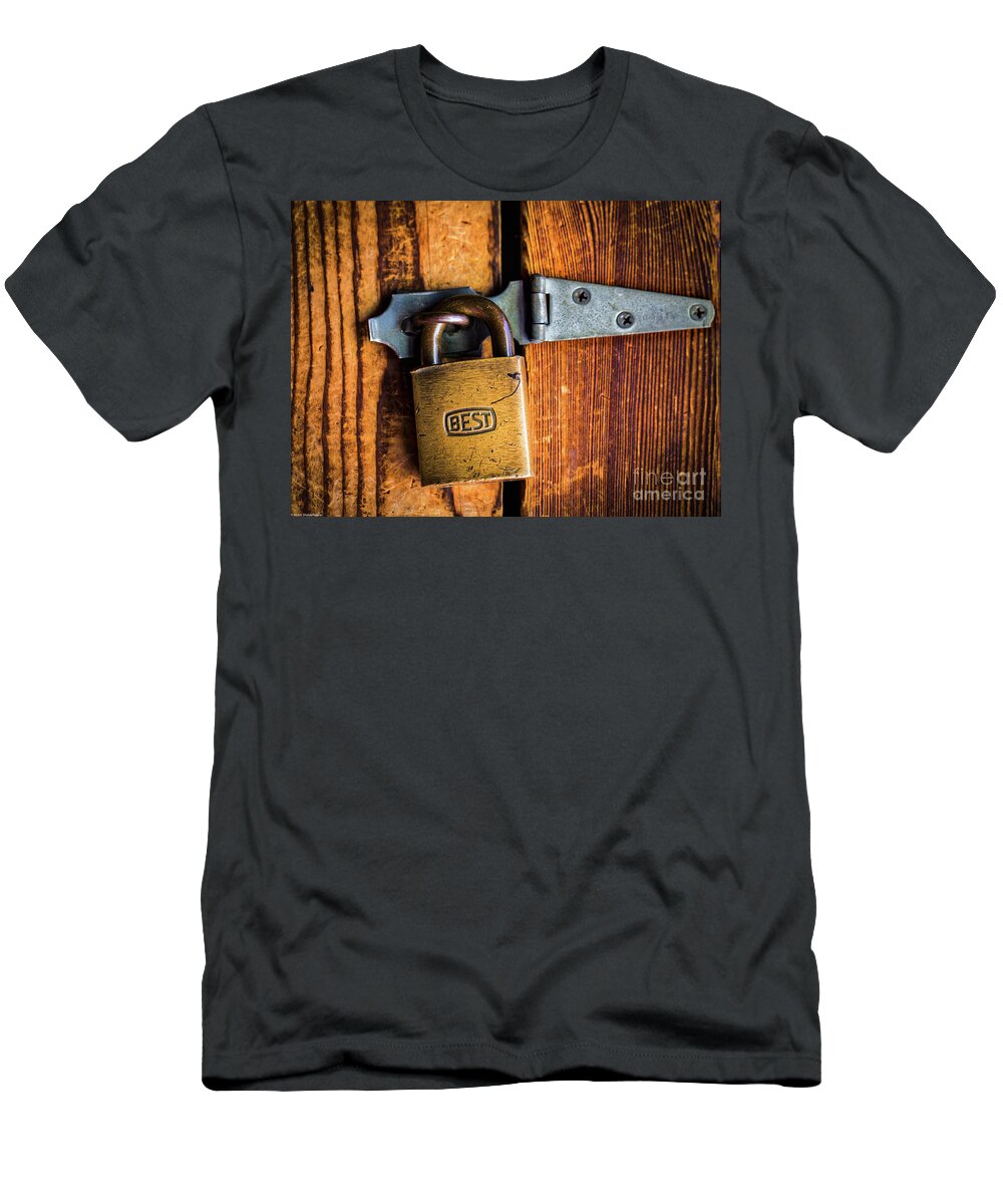 Locked Up T-Shirt featuring the photograph Locked Up by Mitch Shindelbower
