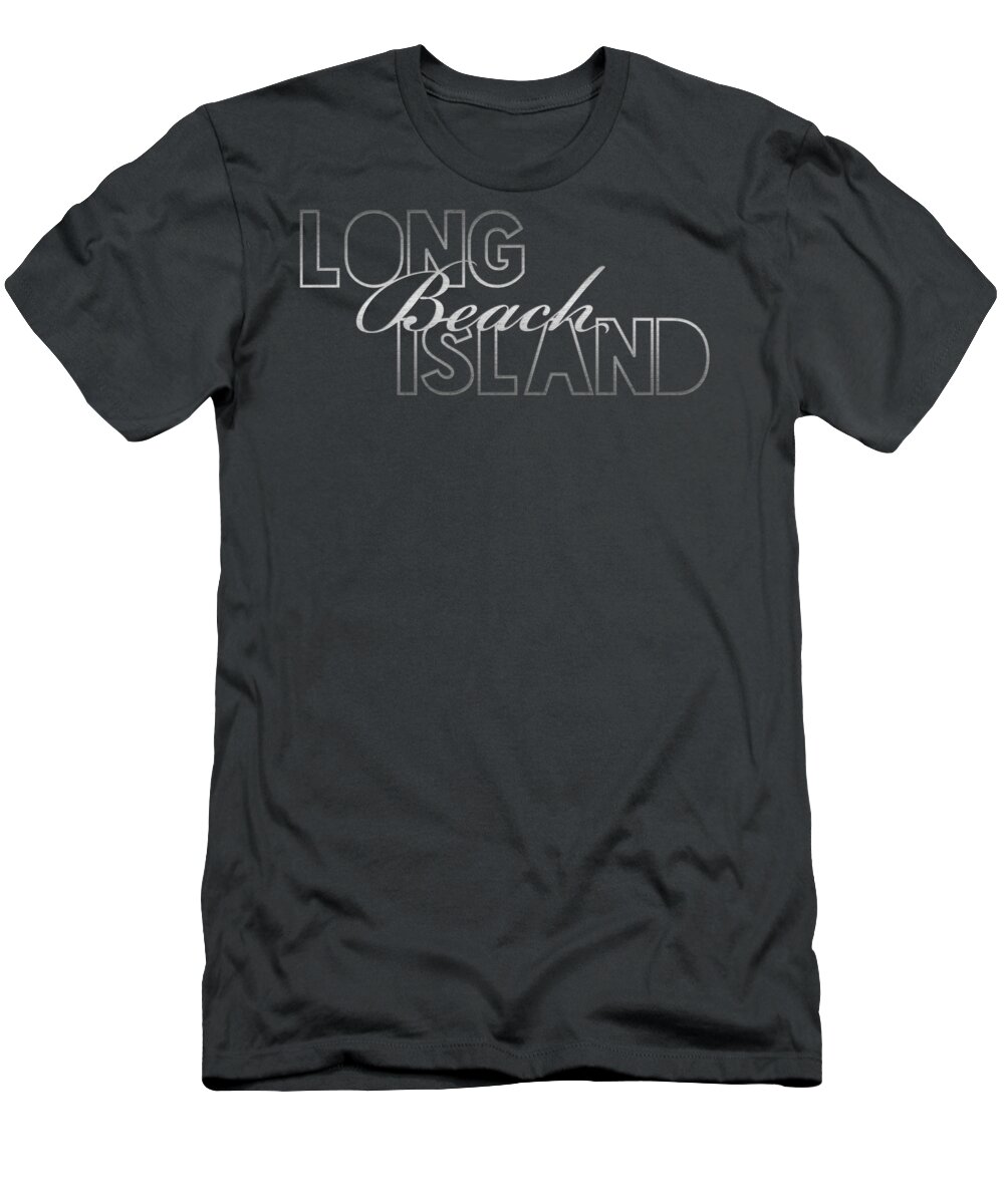 Lbi T-Shirt featuring the digital art Long Beach Island by L Machiavelli