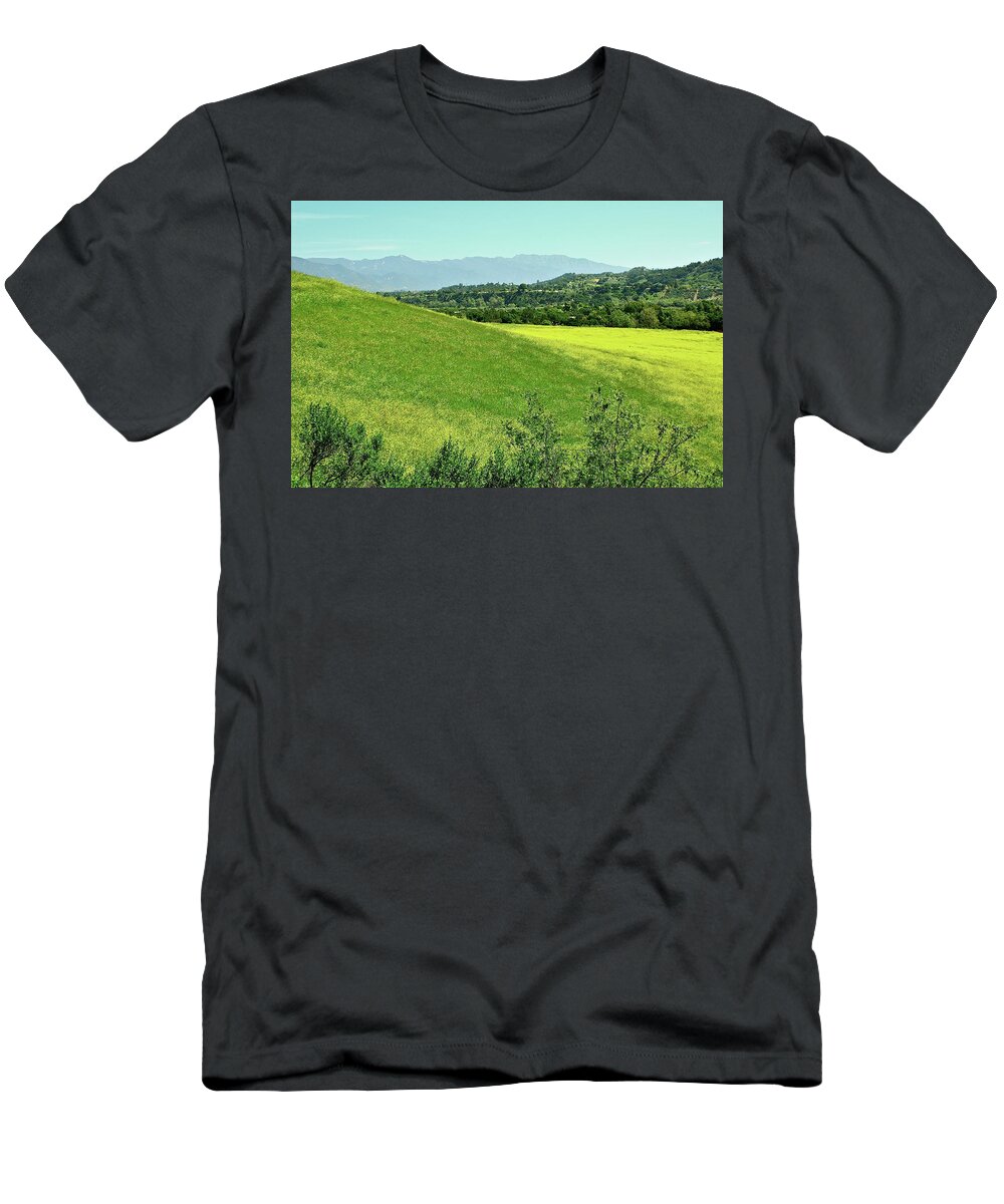 Landscape T-Shirt featuring the photograph Looking Toward Town by Diana Hatcher