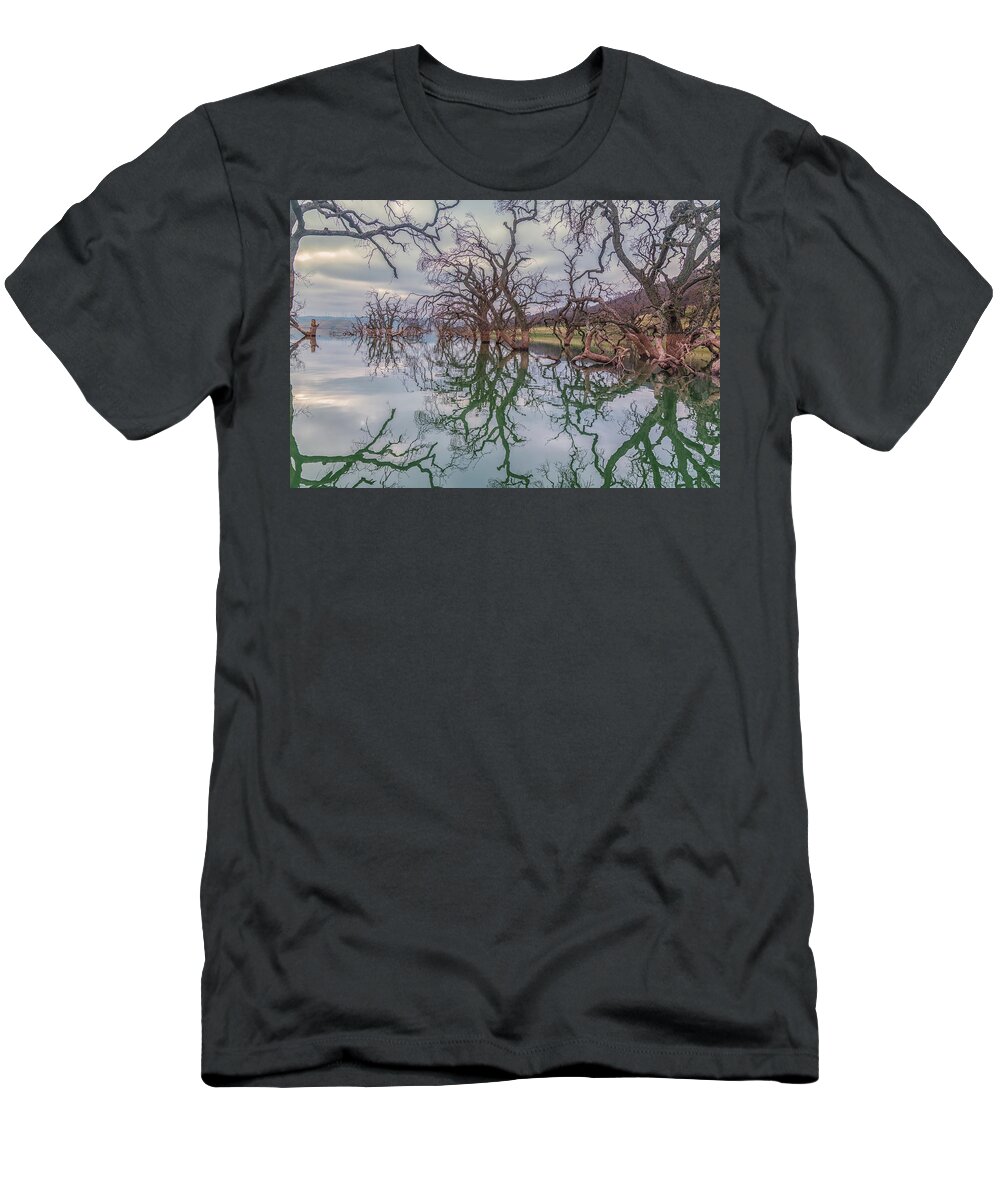 Landscape T-Shirt featuring the photograph Los Vaqueros Oaks by Marc Crumpler