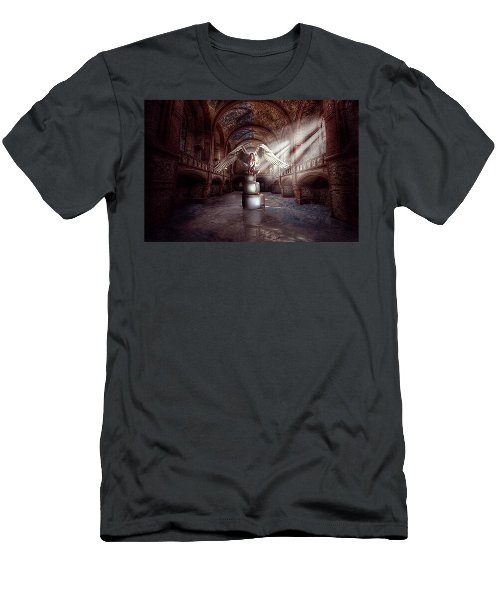 Inside T-Shirt featuring the digital art Losing My Religion by Nathan Wright