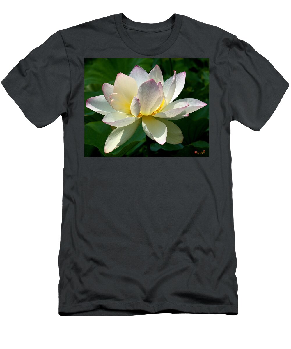 Nature T-Shirt featuring the photograph Lotus Beauty--Disheveled DL061 by Gerry Gantt