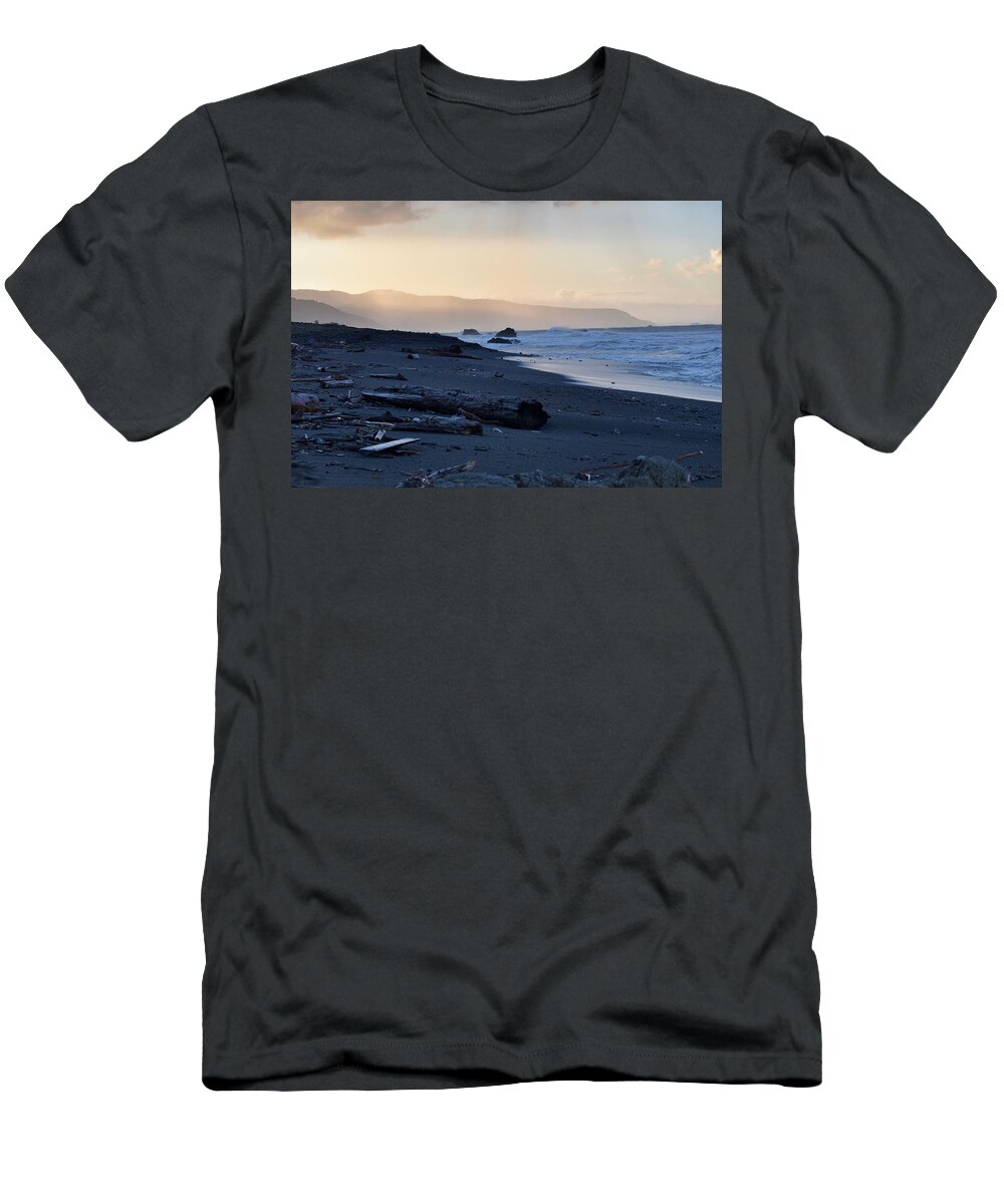 The Lost Coast T-Shirt featuring the photograph Low Tide by Maria Jansson