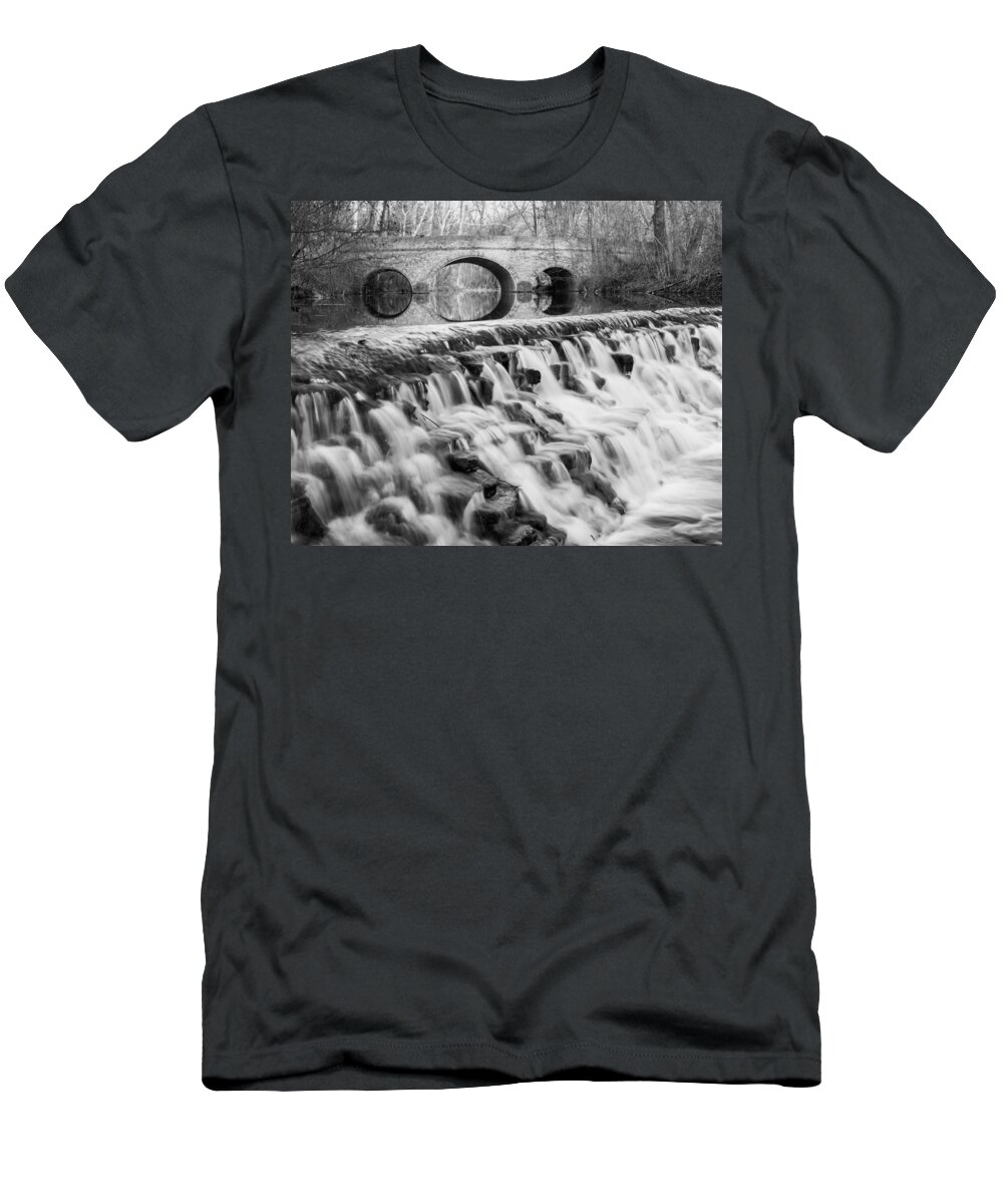 Waterfall T-Shirt featuring the photograph Lower Buckeye Falls by Norberto Nunes