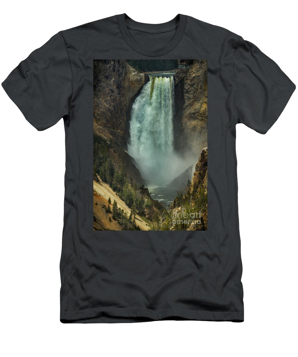 Scenic T-Shirt featuring the photograph Lower Waterfalls by Robert Bales