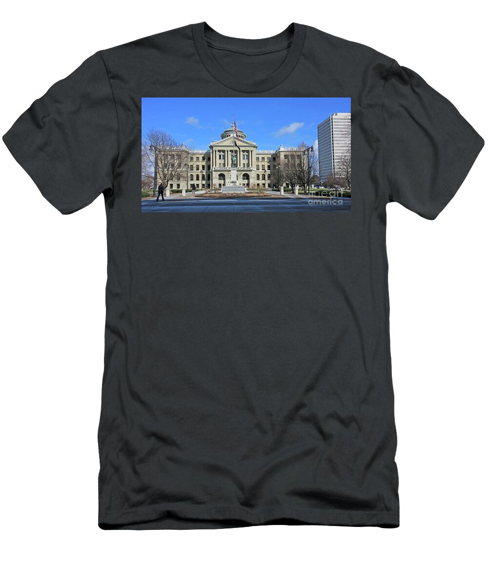 Lucas County Courthouse T-Shirt featuring the photograph Lucas County Courthouse 9983 by Jack Schultz