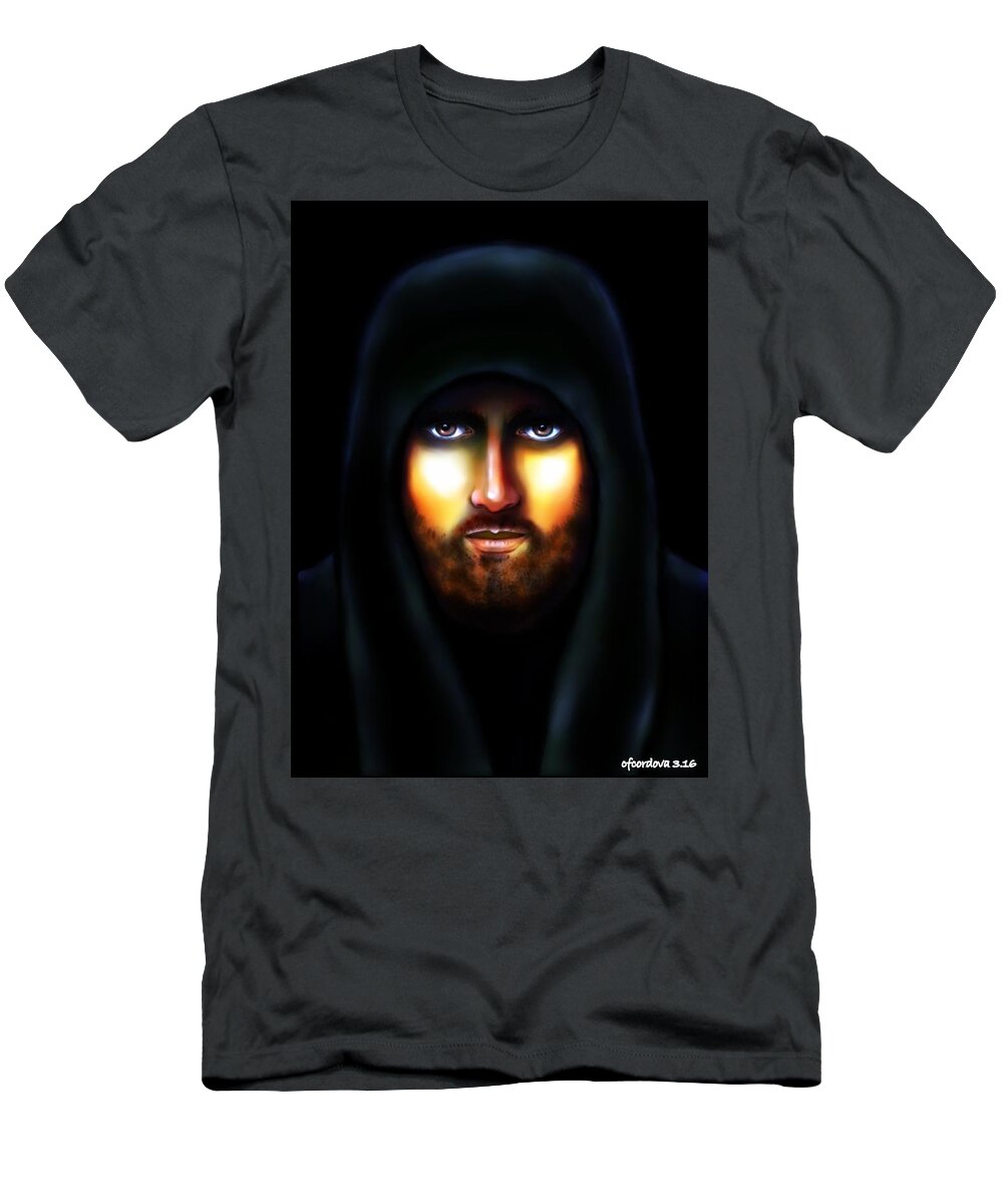 Lucifer T-Shirt featuring the digital art Lucifer by Carmen Cordova