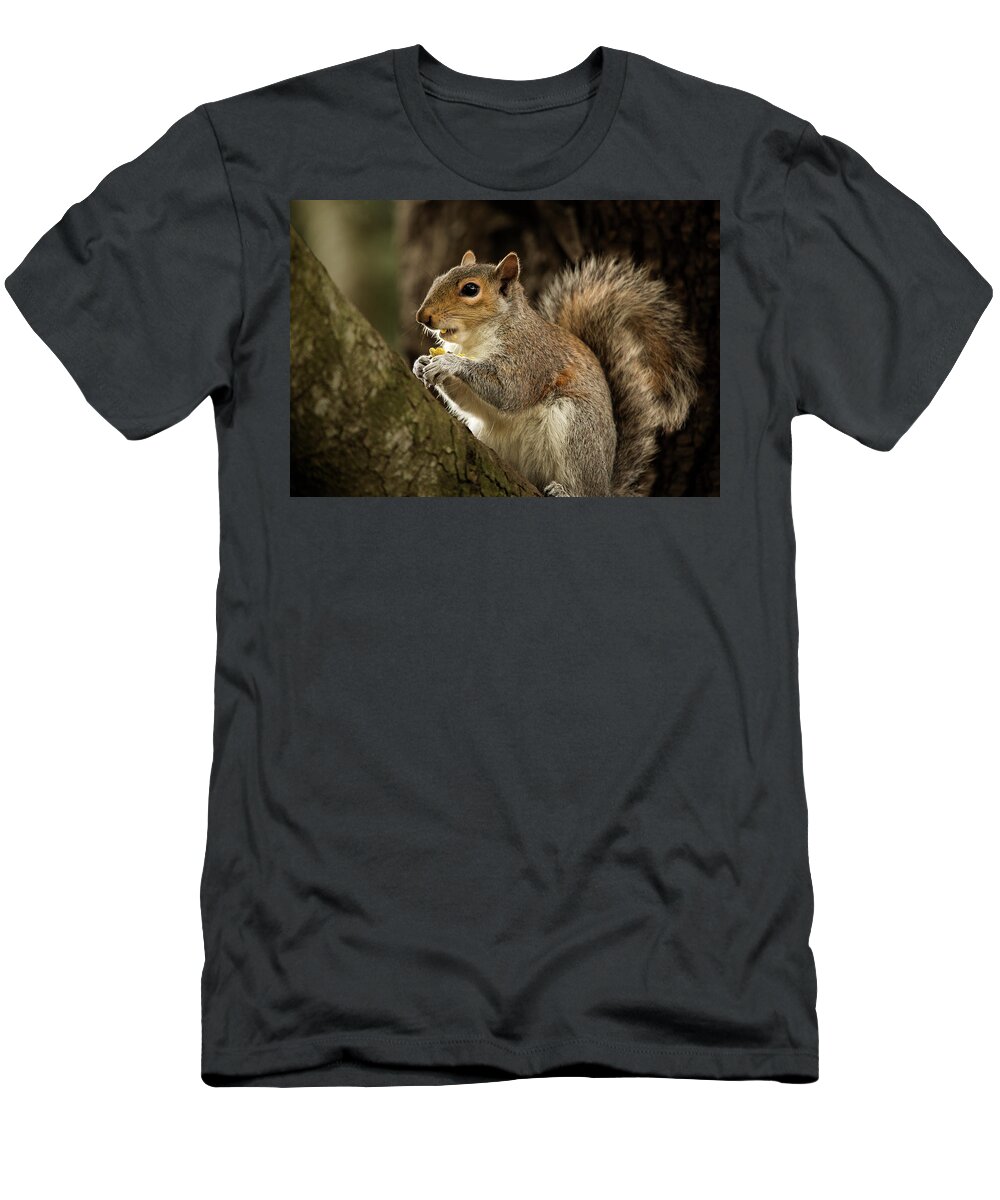 Animal T-Shirt featuring the photograph Lunch by Bob Cournoyer