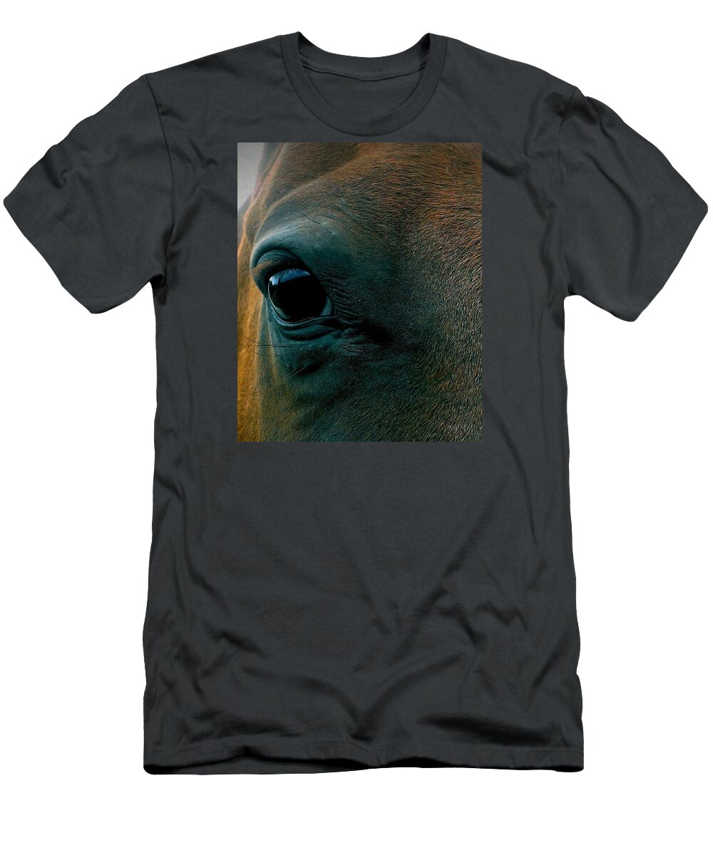 Horse T-Shirt featuring the photograph Magics Beauty by Lkb Art And Photography