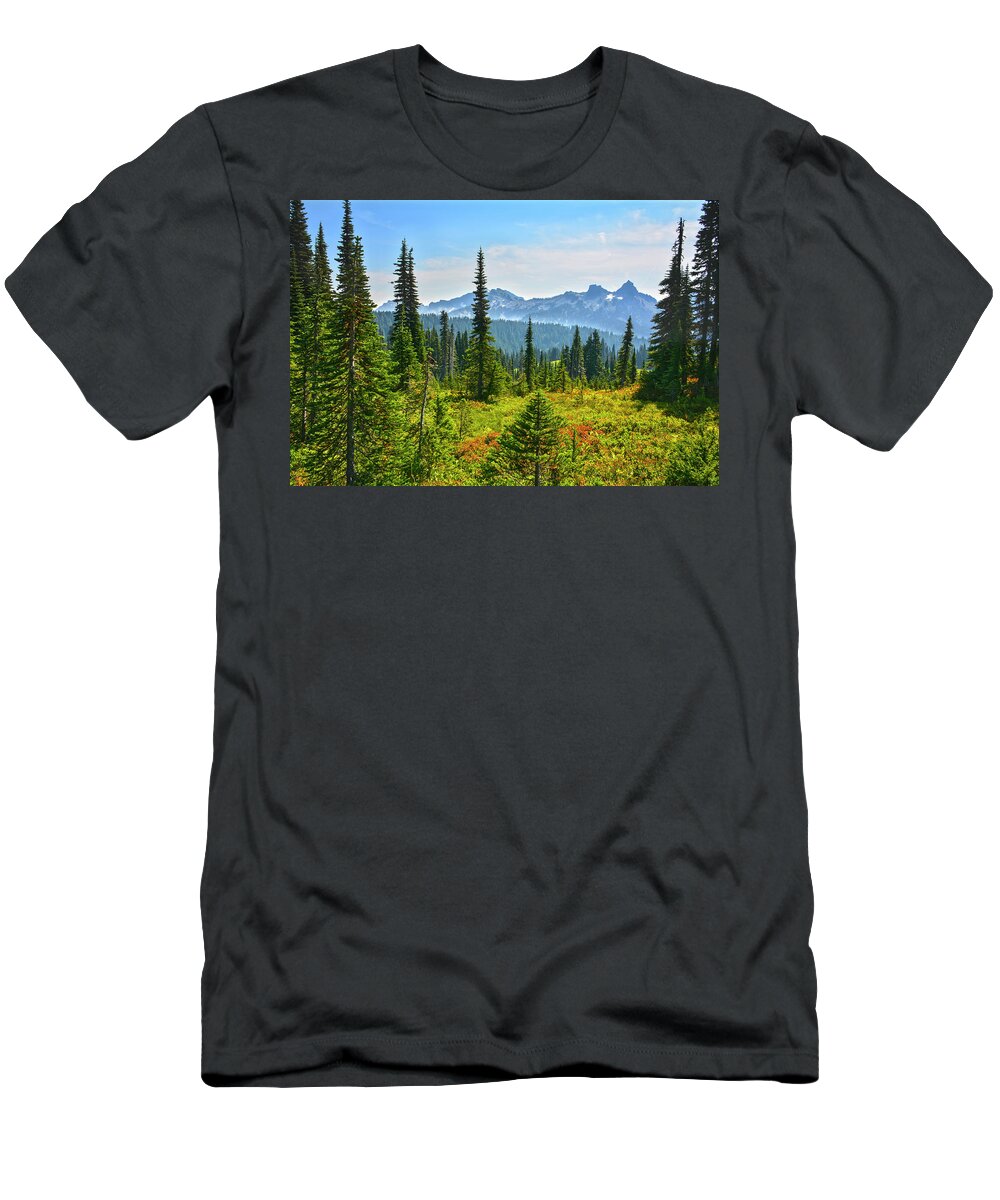 Mountains T-Shirt featuring the photograph Majestic Meadows by Angelo Marcialis