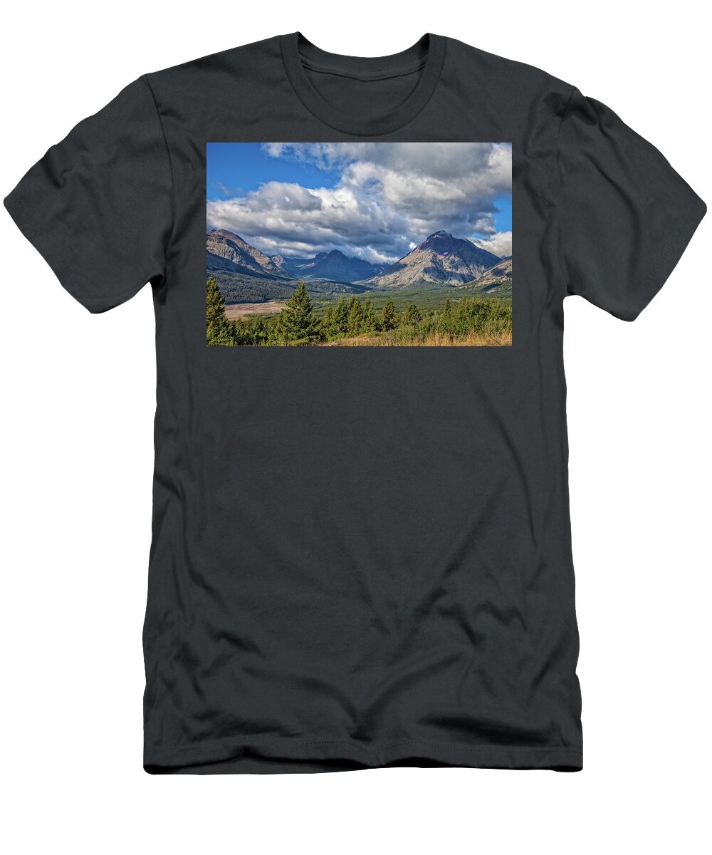 Canyons T-Shirt featuring the photograph Majestic Rocky Mountains by Ronald Lutz