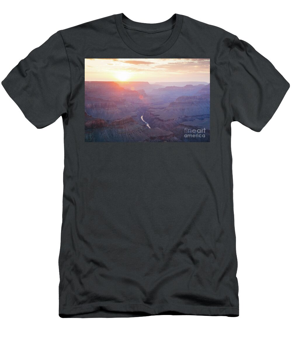 Grand Canyon T-Shirt featuring the photograph Majestic sunset over Grand Canyon, Arizona, USA by Matteo Colombo