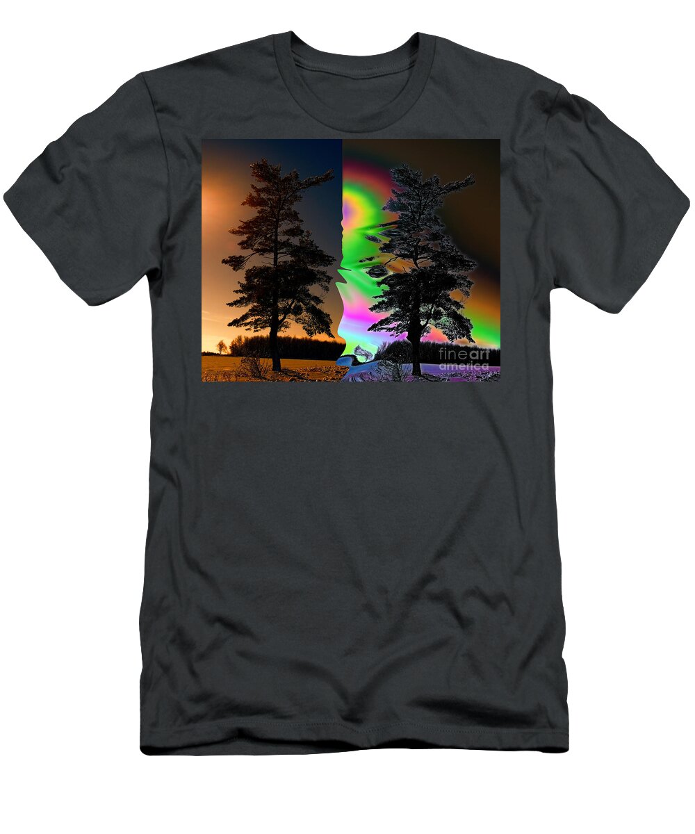 Canadian Fir Trees T-Shirt featuring the photograph Majestic Trees by Elaine Hunter