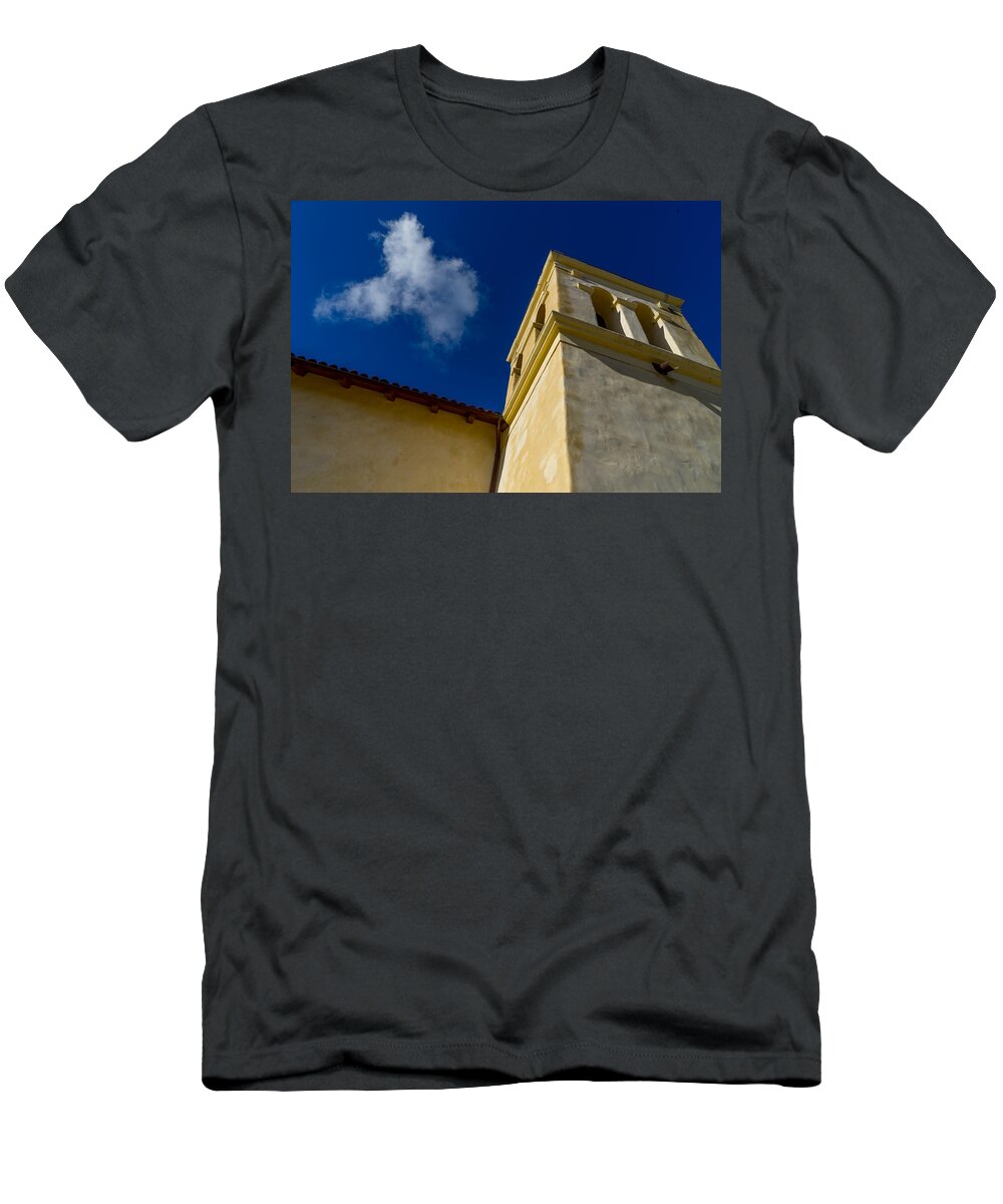 Church T-Shirt featuring the photograph Man and Nature by Derek Dean