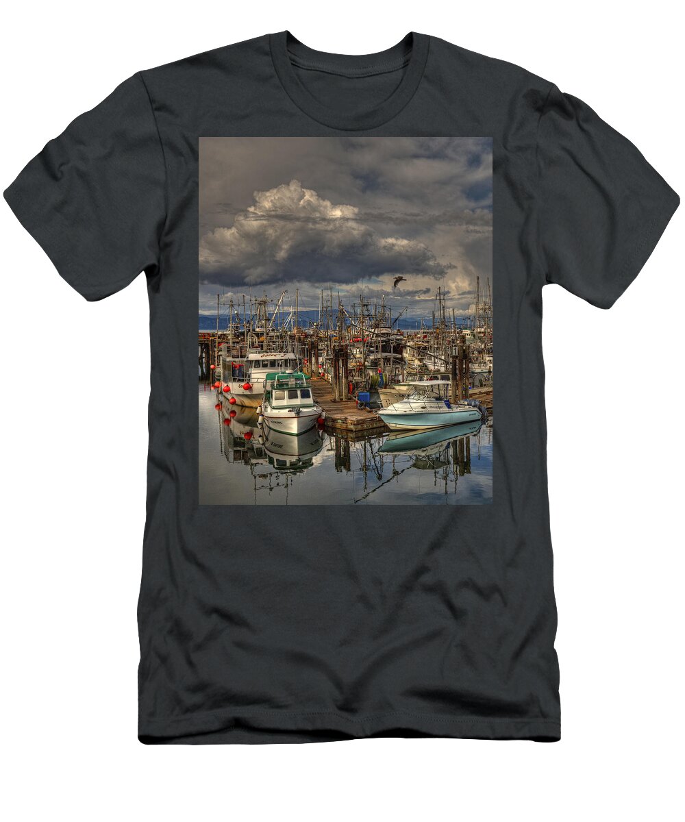 Marina T-Shirt featuring the photograph Marina by Randy Hall