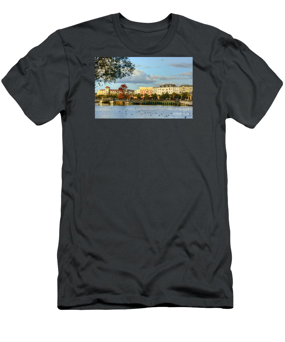Scenic T-Shirt featuring the photograph Market Common Myrtle Beach by Kathy Baccari
