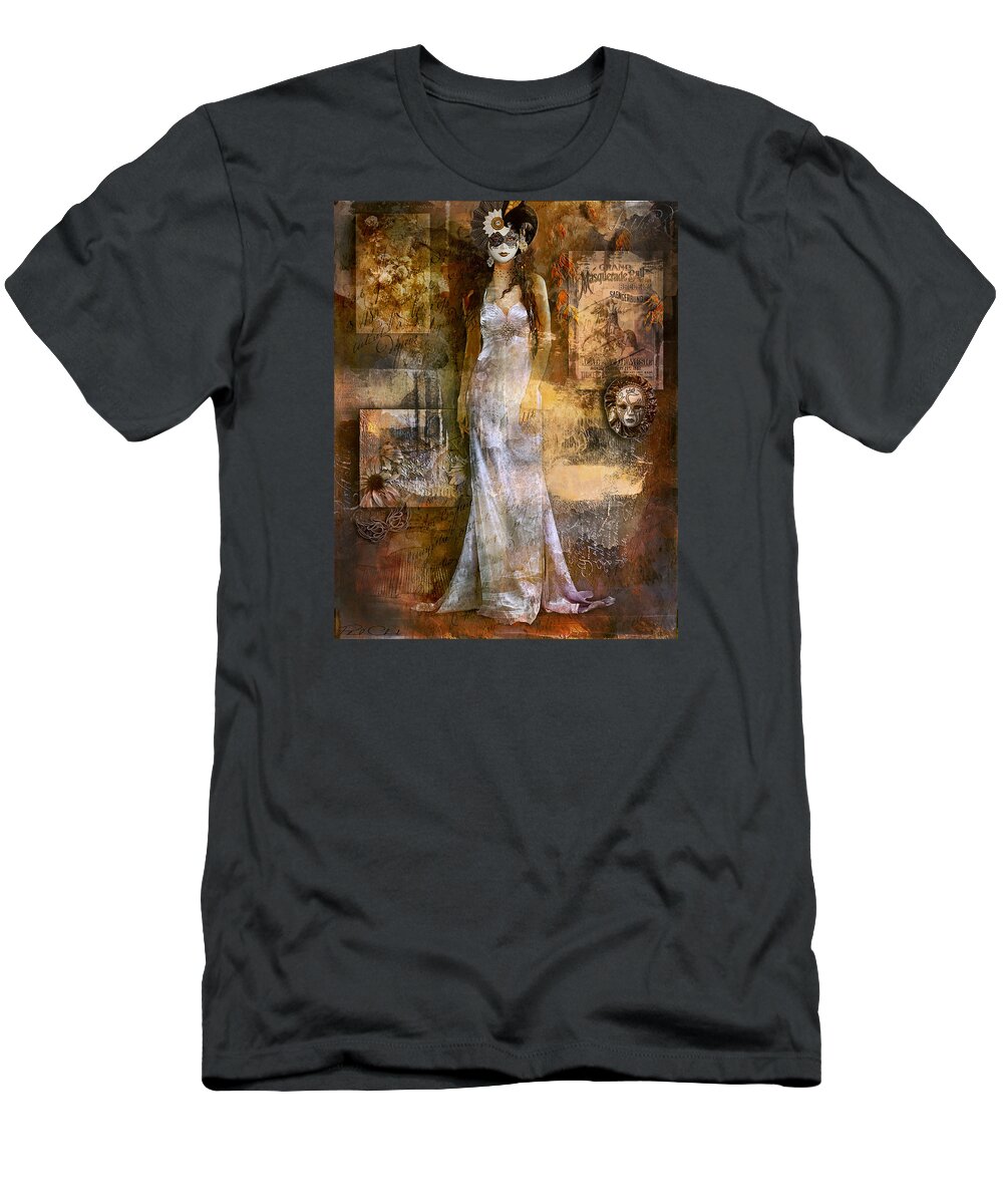 Woman T-Shirt featuring the photograph Masquerade by Phil Clark
