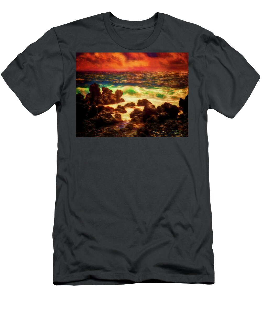 Fine Art Photography T-Shirt featuring the photograph Maui ... by Chuck Caramella