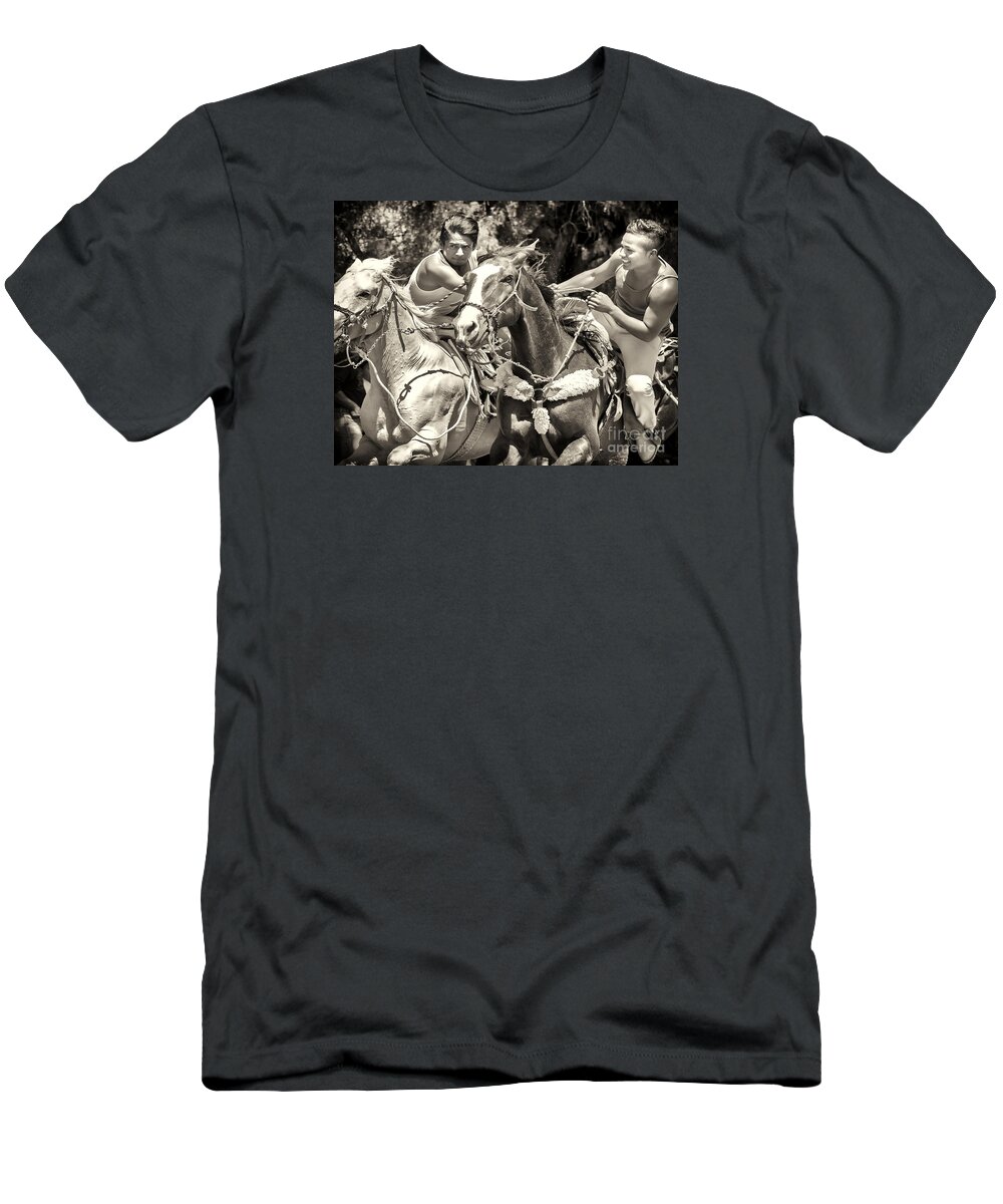 Horses T-Shirt featuring the photograph Maximum Power by Barry Weiss