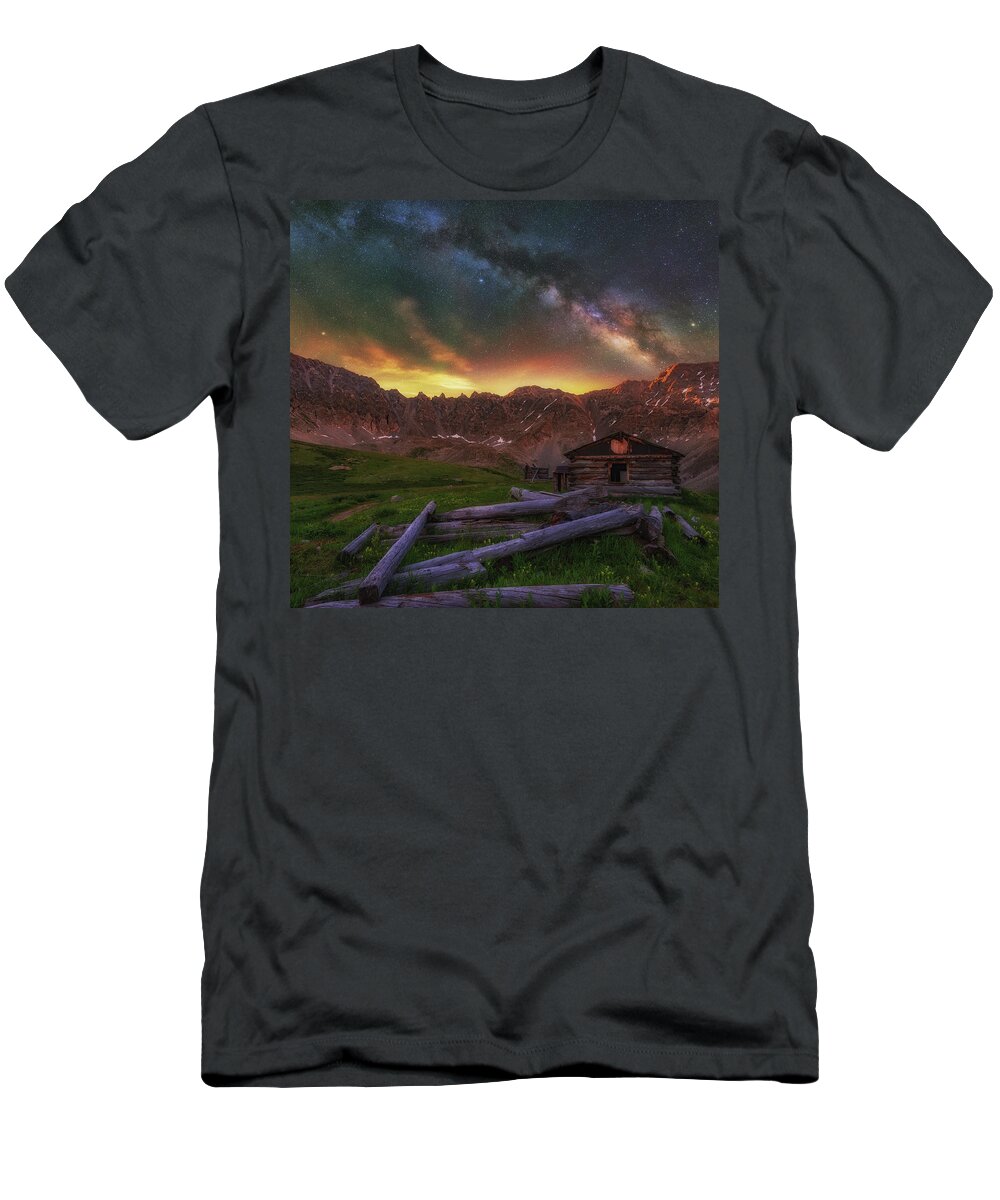 Milky Way T-Shirt featuring the photograph Mayflower Milky Way by Darren White