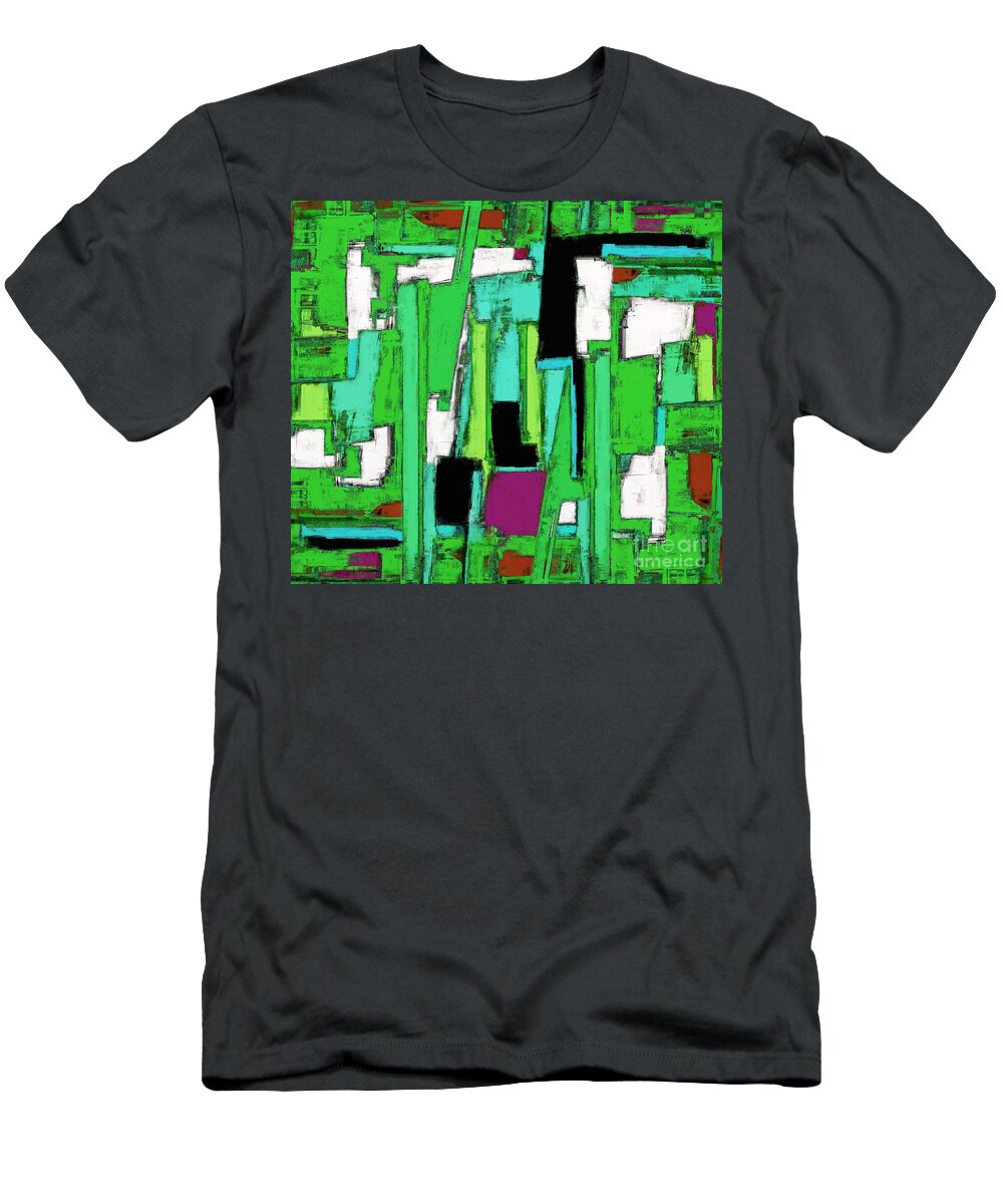 Maze T-Shirt featuring the digital art Maze 3 by Keith Mills
