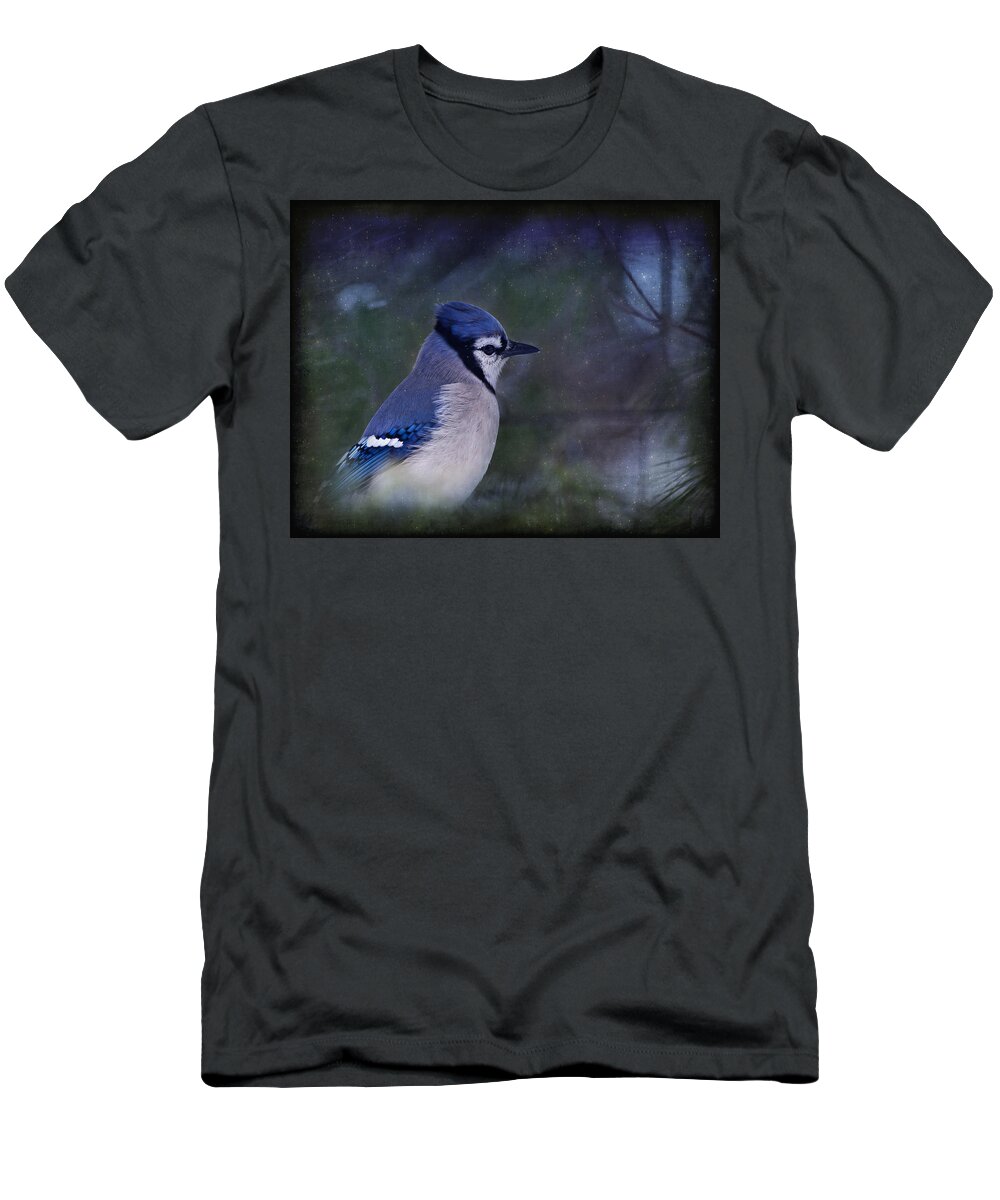 Blue T-Shirt featuring the photograph Me Minus You - Blue by Evelina Kremsdorf