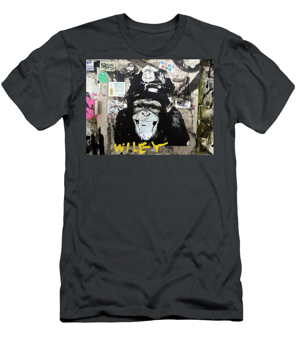 Monkey T-Shirt featuring the photograph Meet Wiley in New York by Funkpix Photo Hunter