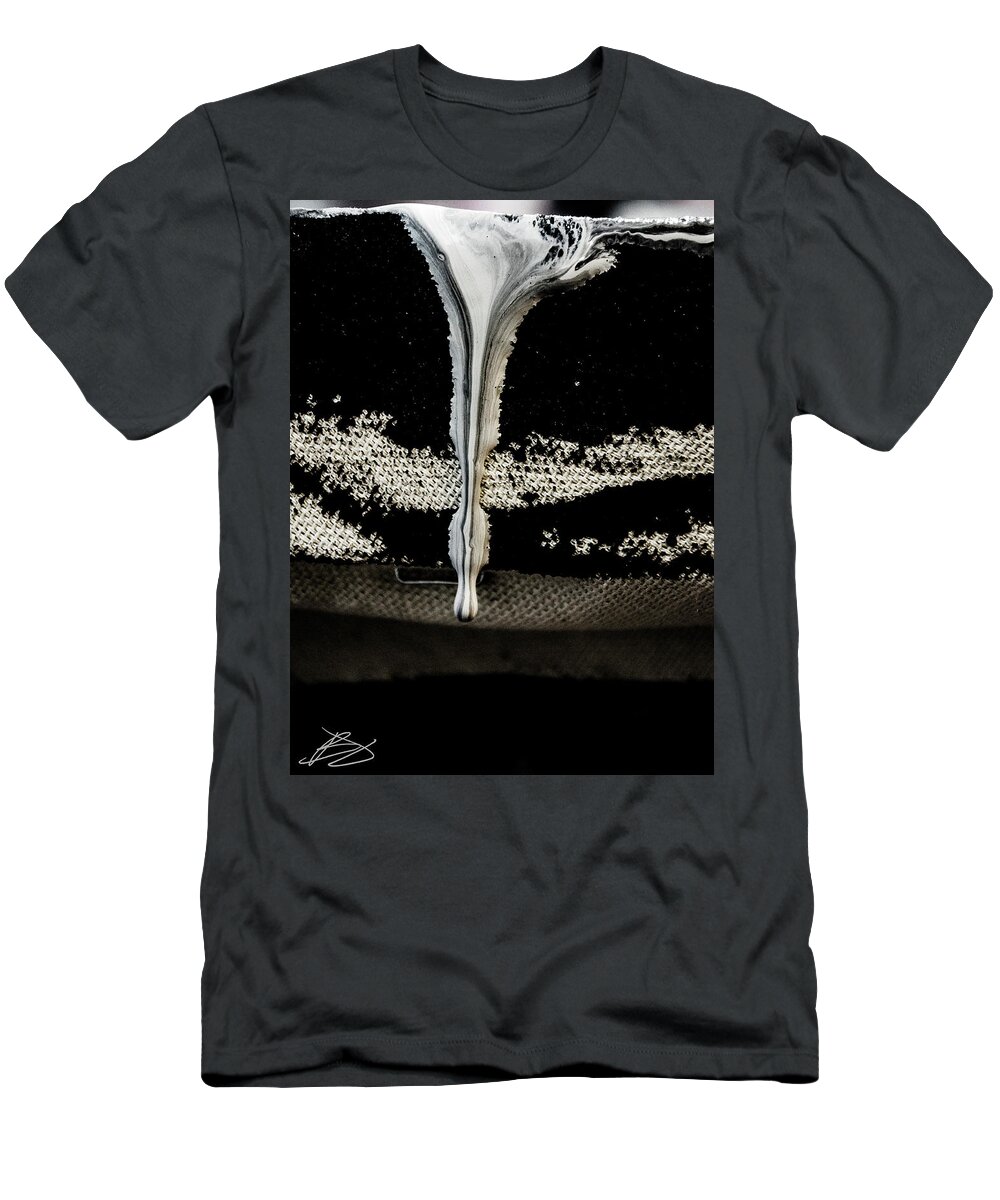 Melted Yin-yang T-Shirt featuring the photograph Melted yin-yang by Bradley Dever