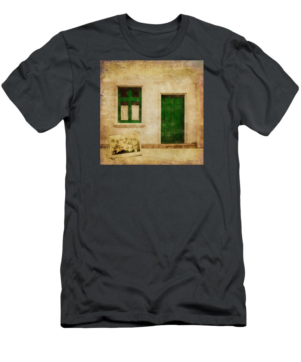 Memories Of Irish Green T-Shirt featuring the painting Memories of Irish Green by Bellesouth Studio