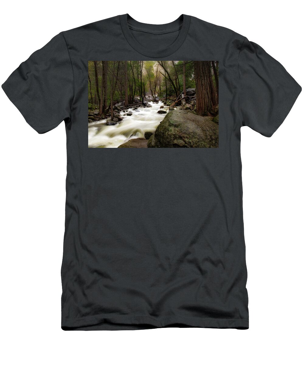 Merced River T-Shirt featuring the photograph Merced River by C Renee Martin