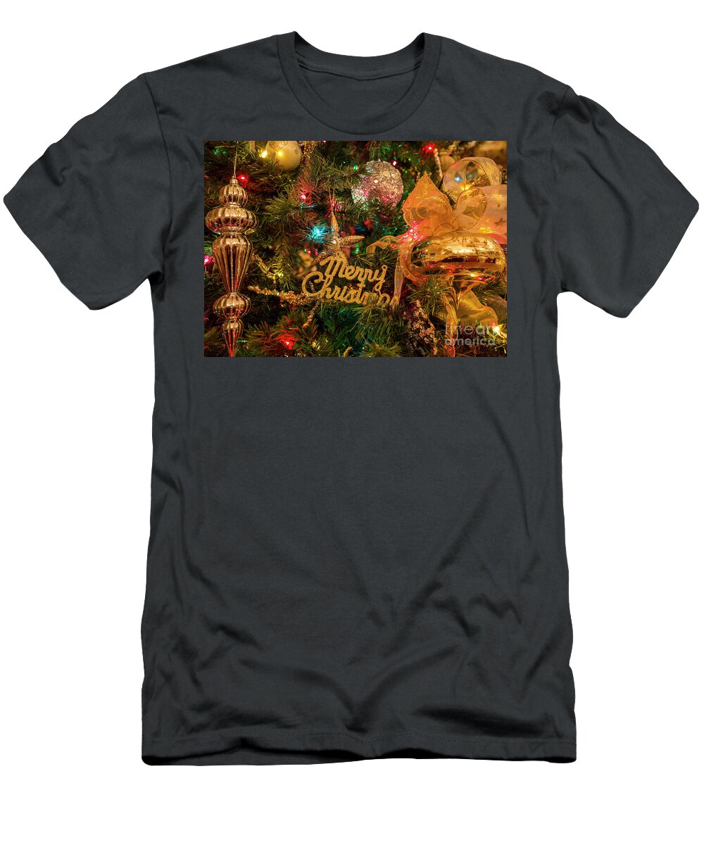 Christmas T-Shirt featuring the photograph Merry Christmas by Dennis Hedberg