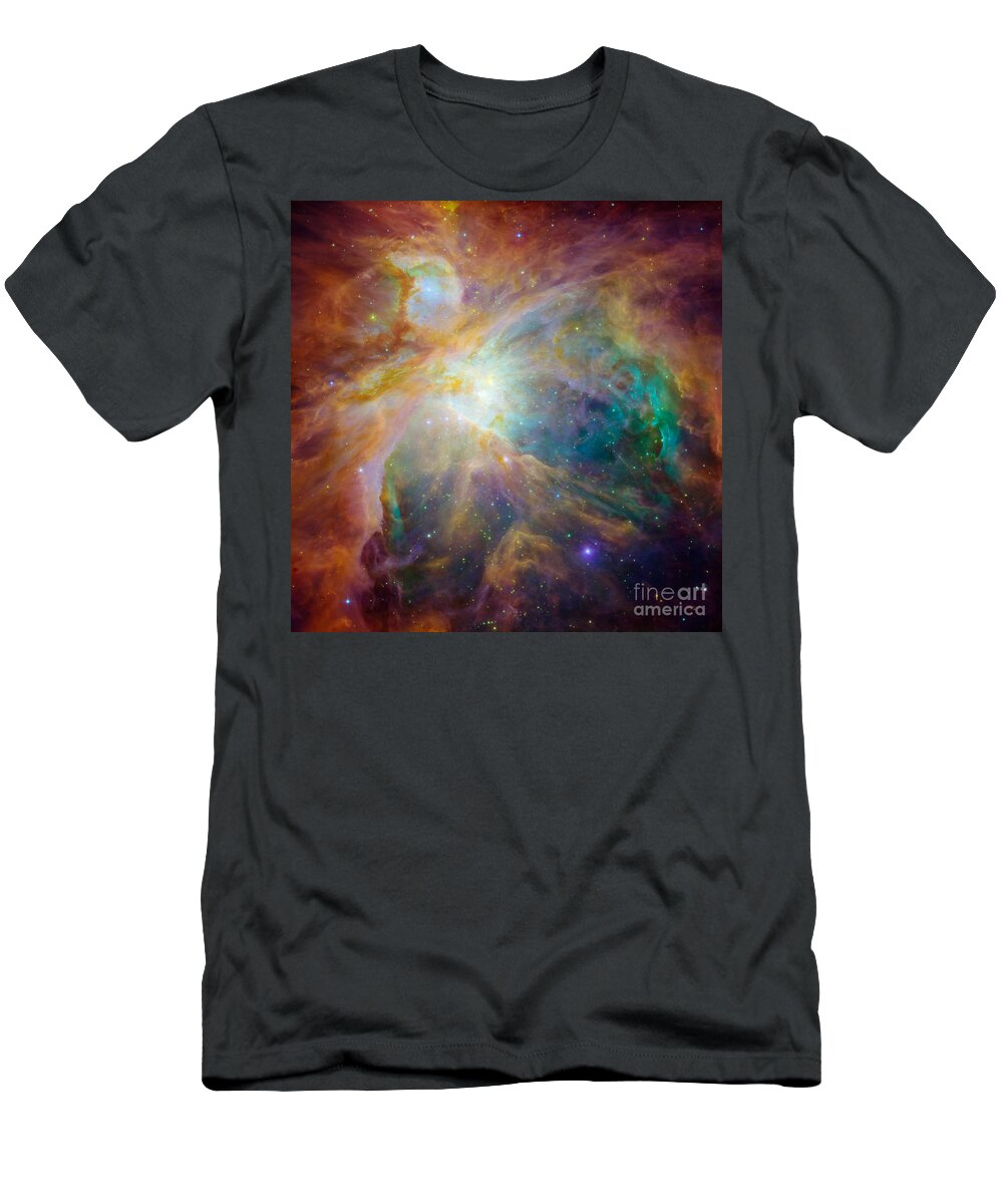 Orion T-Shirt featuring the photograph Orion Nebula by Nasa Jpl