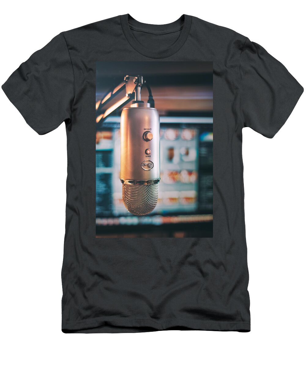Scott Norris Photography T-Shirt featuring the photograph Mic Check 1 2 3 by Scott Norris