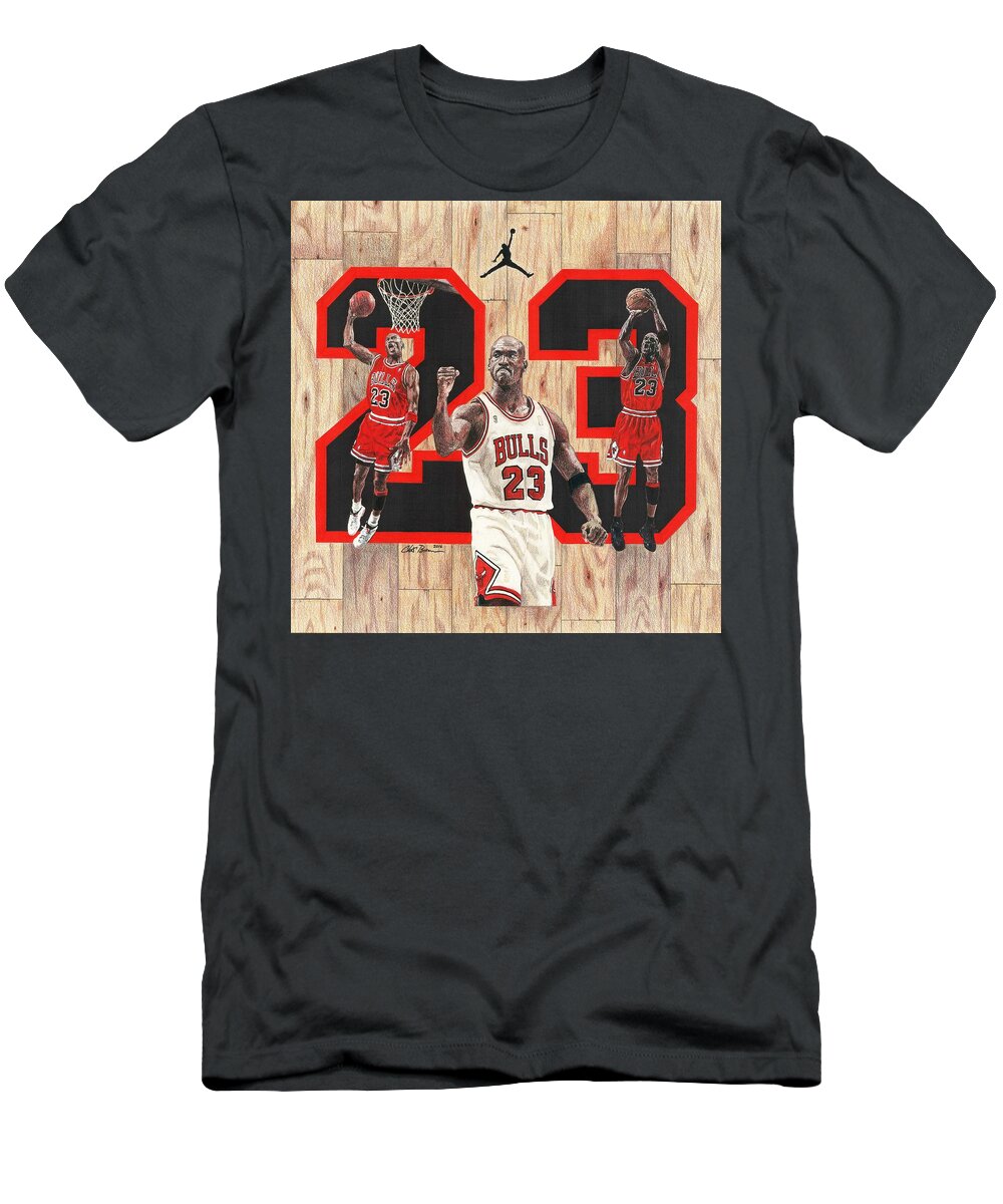 Michael Jordan T-Shirt by Brown - America