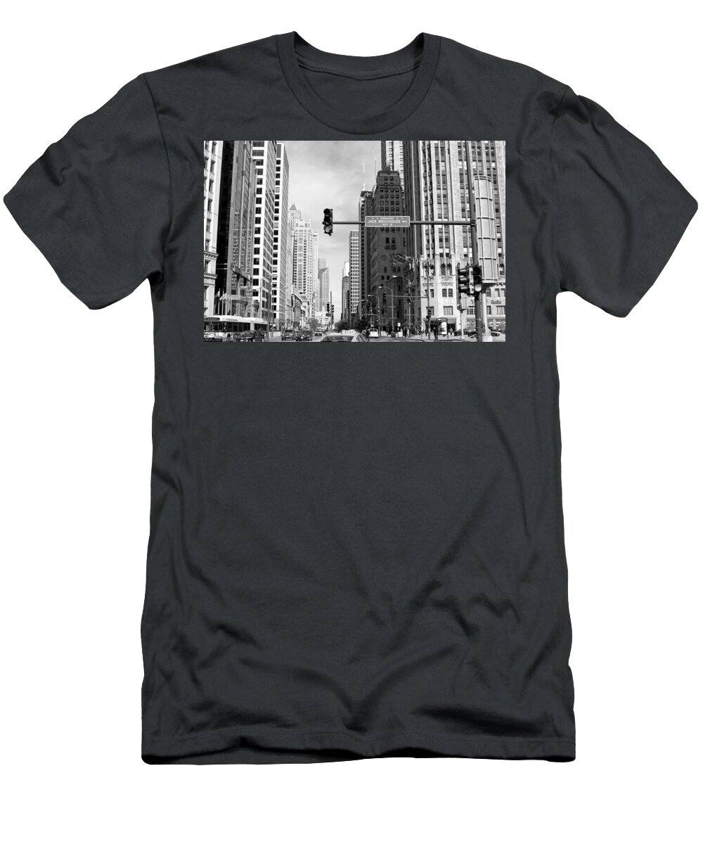 Chicago T-Shirt featuring the photograph Michigan Ave - Chicago by Jackson Pearson