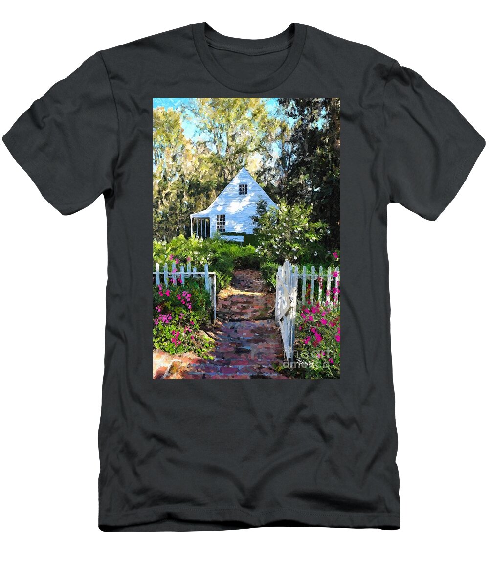 Midway T-Shirt featuring the painting Midway Garden by Tammy Lee Bradley