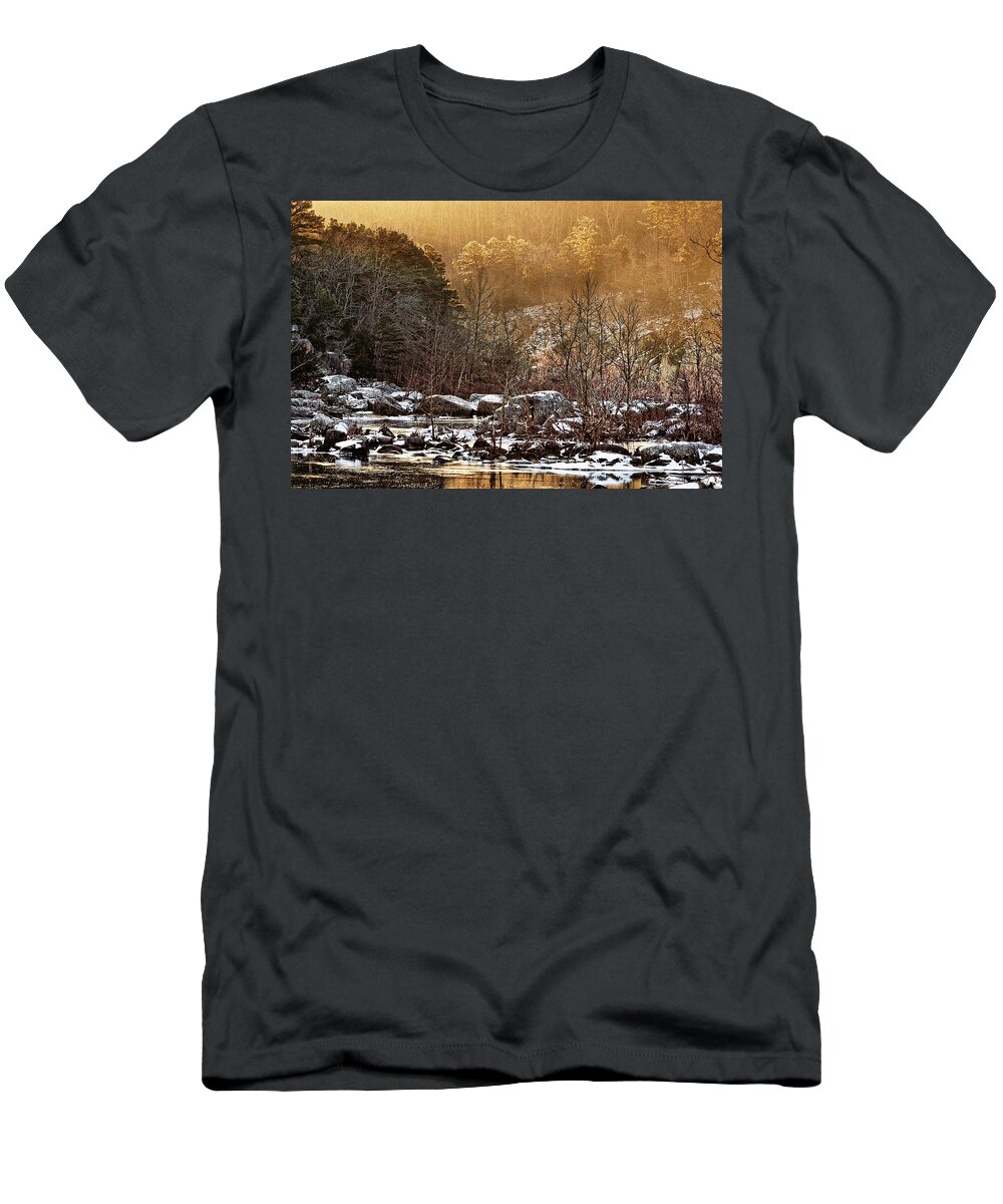 2016 T-Shirt featuring the photograph Millstream Gardens Conservation Area in Missouri by Robert Charity