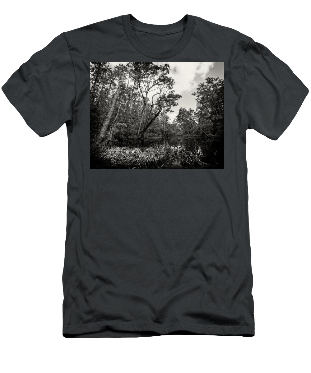 Mill T-Shirt featuring the photograph Milltail Creek 2 by Alan Raasch
