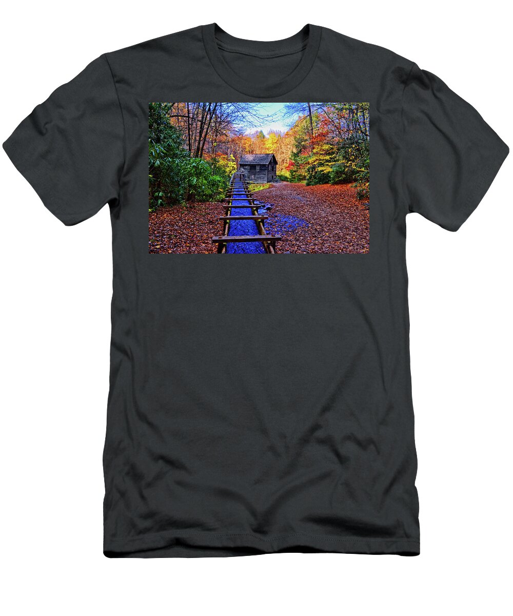 Mingus Mill T-Shirt featuring the photograph Mingus Mill 002 by George Bostian
