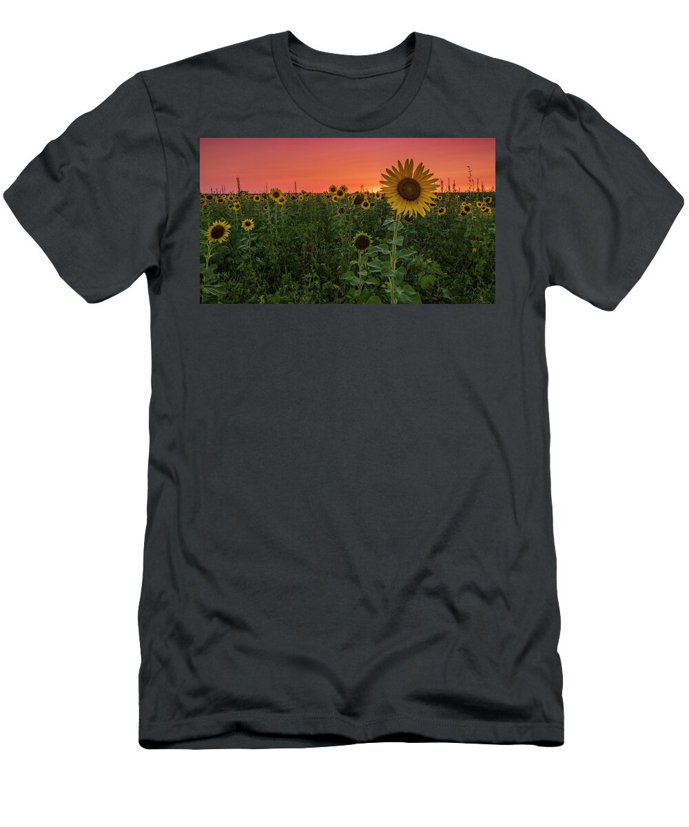 Sunset T-Shirt featuring the photograph Missouri Sunset by Holly Ross